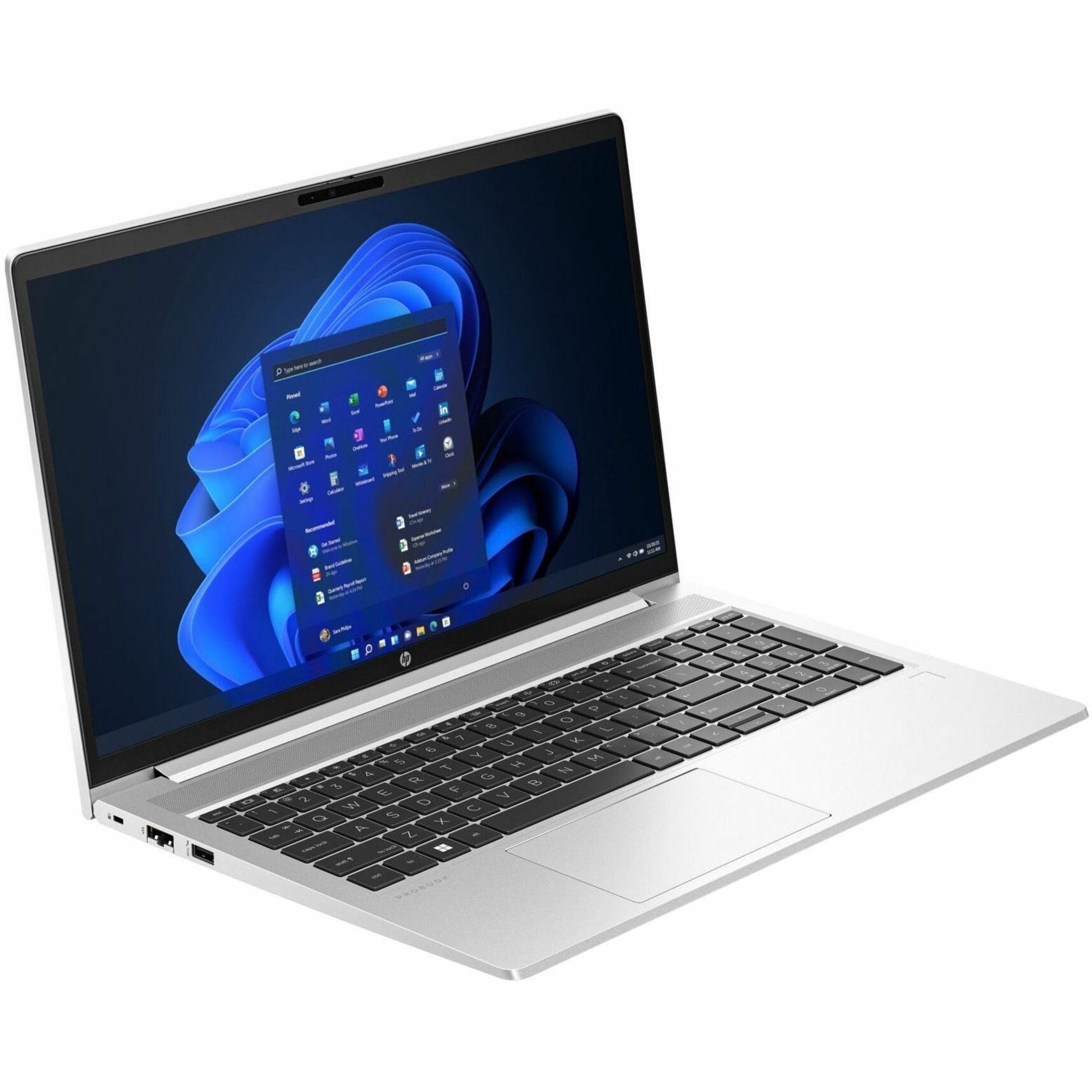 HP ProBook 455 G10 15.6" Notebook - 60 Hz - AMD Ryzen 5 7530U - 16 GB - 512 GB SSD - AMD Chip - IEEE 802.11ax Wireless LAN Standard — alternate image2