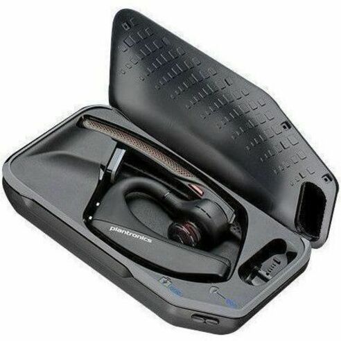 Poly Voyager 5200 UC Earset - Microsoft Teams Certification - Alexa - Mono - Wireless - Bluetooth - 98.4 ft - 16 Ohm - Earbud - Monaural - In-ear - MEMS Technology, Omni-directional, Noise Cancelling Microphone — alternate image2