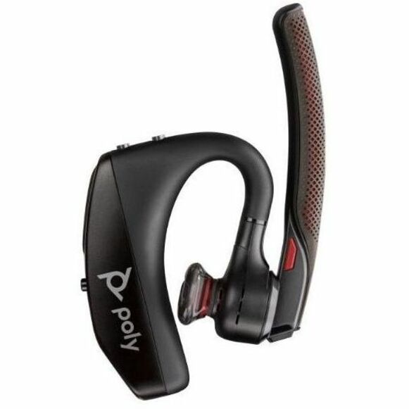 Poly Voyager 5200 UC Earset - Microsoft Teams Certification - Alexa - Mono - Wireless - Bluetooth - 98.4 ft - 16 Ohm - Earbud - Monaural - In-ear - MEMS Technology, Omni-directional, Noise Cancelling Microphone — rightmaximum