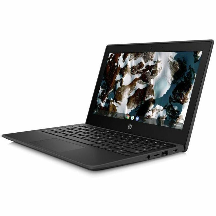 HP Chromebook 11 G9 EE 11.6" Chromebook - HD - 60 Hz - Intel Celeron N5100 - 8 GB - 64 GB SSD - Intel Chip - 1366 x 768 - ChromeOS - 12.50 Hours Battery Run Time - IEEE 802.11 a/b/g/n/ac/ax Wireless LAN Standard — leftmaximum