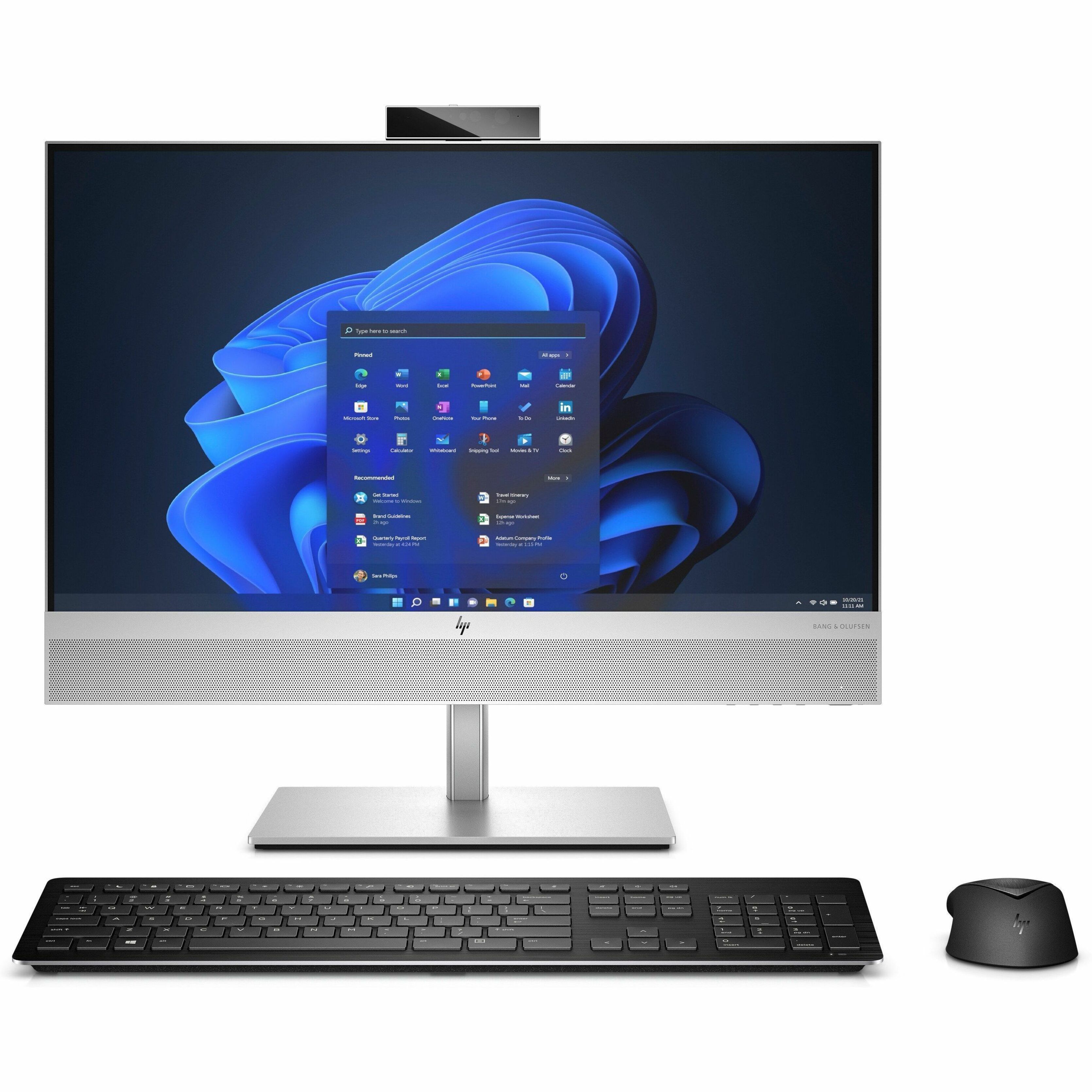HP EliteOne 840 G9 All-in-One Computer - Intel Core i5 12th Gen i5-12500 - 16 GB - 512 GB SSD - 23.8" Full HD - Desktop - Intel Q670 Chip - 1920 x 1080 — front