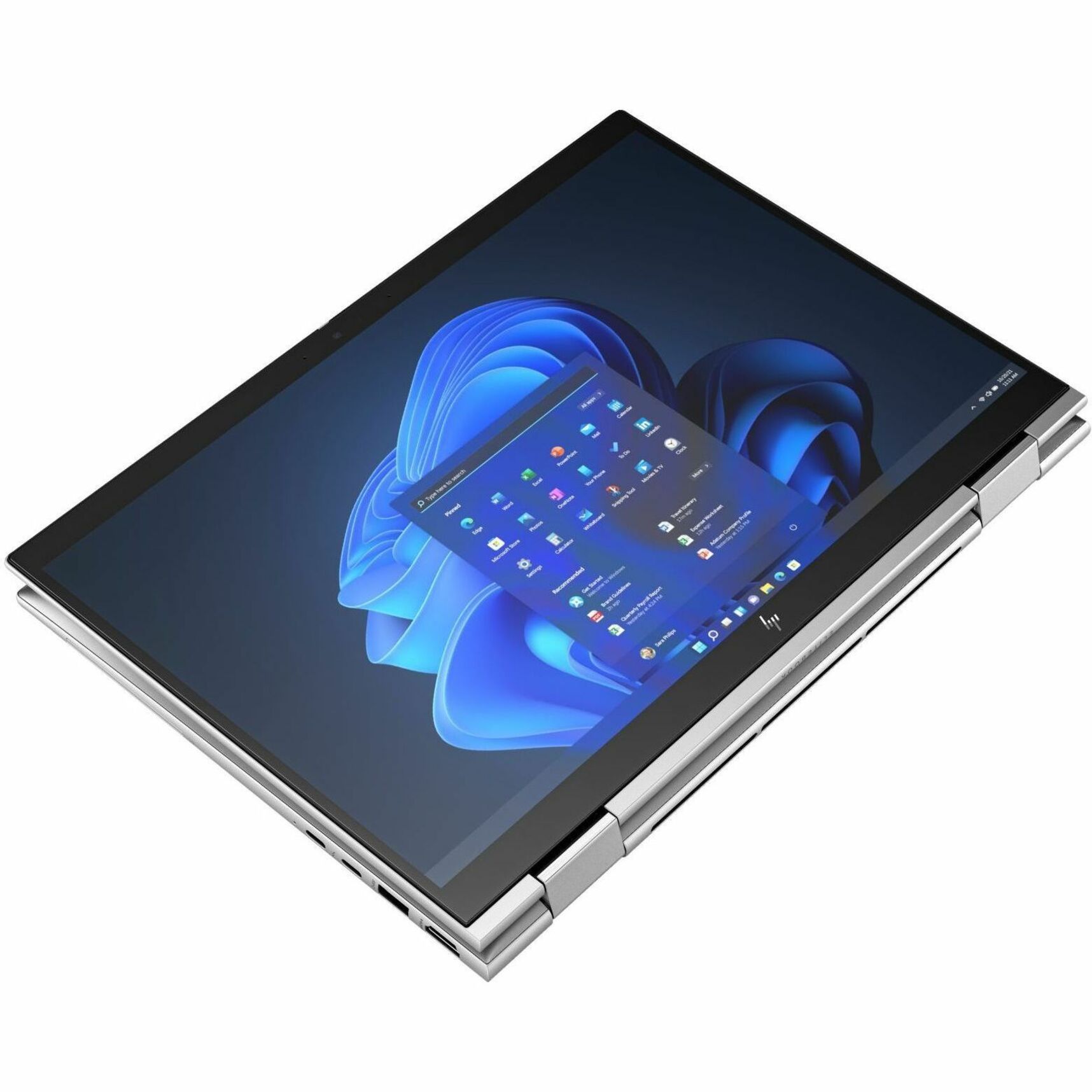 HP Elite x360 830 G9 13.3" Touchscreen Convertible 2 in 1 Notebook - WUXGA - 60 Hz - Intel Core i5 12th Gen i5-1235U - 16 GB - 256 GB SSD - Intel Chip - 1920 x 1200 - Intel Iris Xe Graphics - In-plane Switching (IPS) Technology - IEEE 802.11ax Wireless LAN Standard — alternate image1