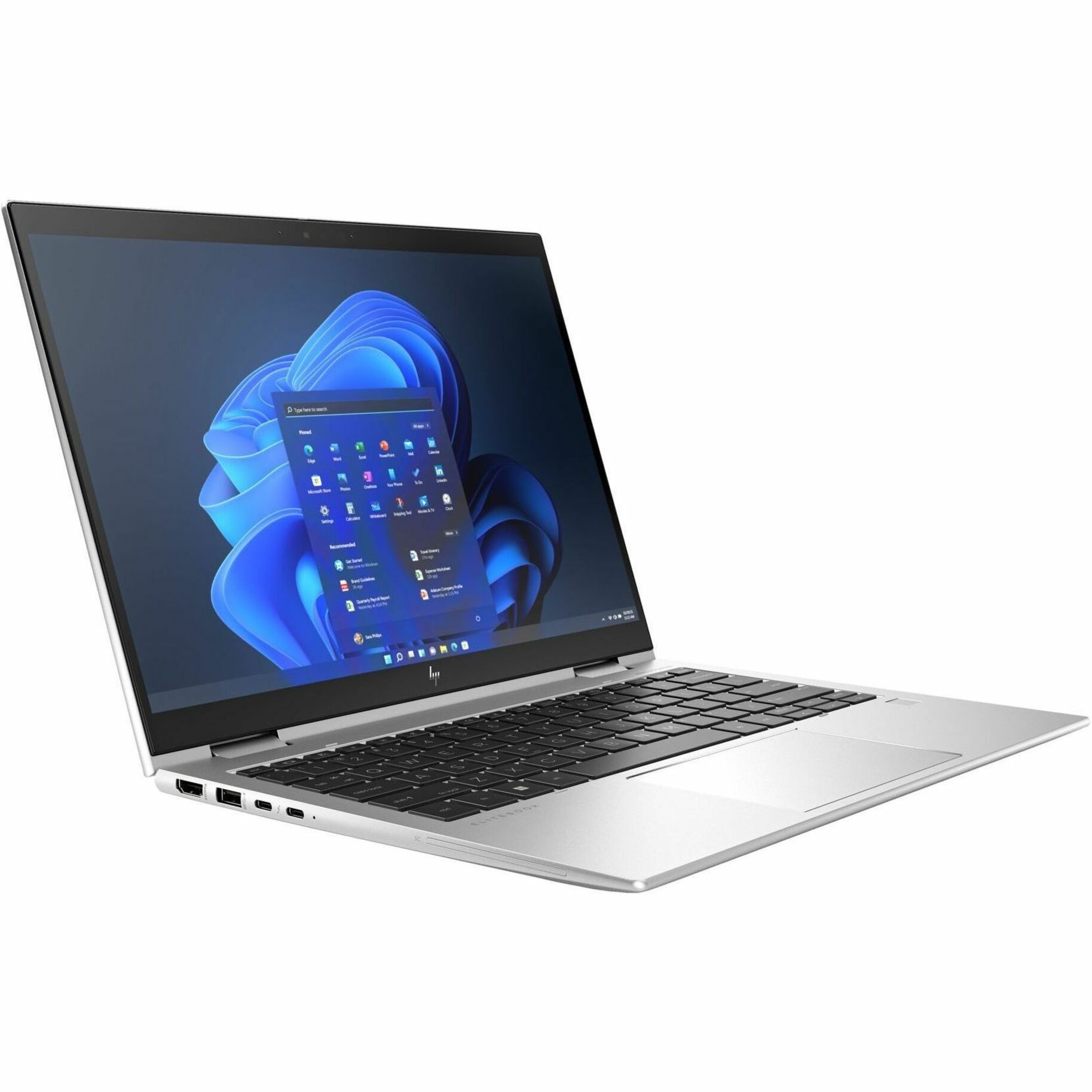HP Elite x360 830 G9 13.3" Touchscreen Convertible 2 in 1 Notebook - WUXGA - 60 Hz - Intel Core i5 12th Gen i5-1235U - 16 GB - 256 GB SSD - Intel Chip - 1920 x 1200 - Intel Iris Xe Graphics - In-plane Switching (IPS) Technology - IEEE 802.11ax Wireless LAN Standard — alternate image2