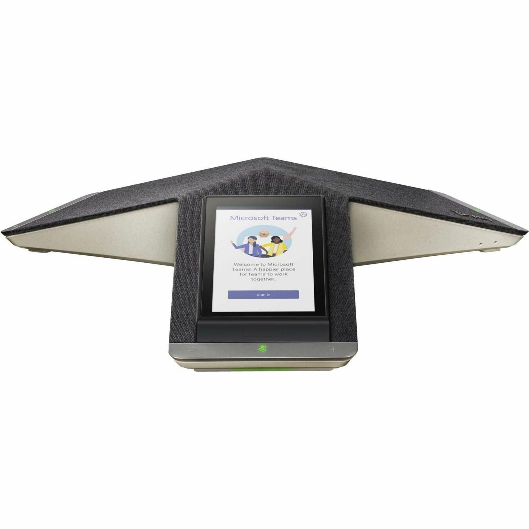Poly Trio C60 IP Conference Phone for Microsoft Teams and PoE-enabled No Radio GSA/TAA - 3 x Total Line - VoIP - 5" LCD - IEEE 802.11a/b/g/n - 2 x Network (RJ-45) - PoE Ports — alternate image2