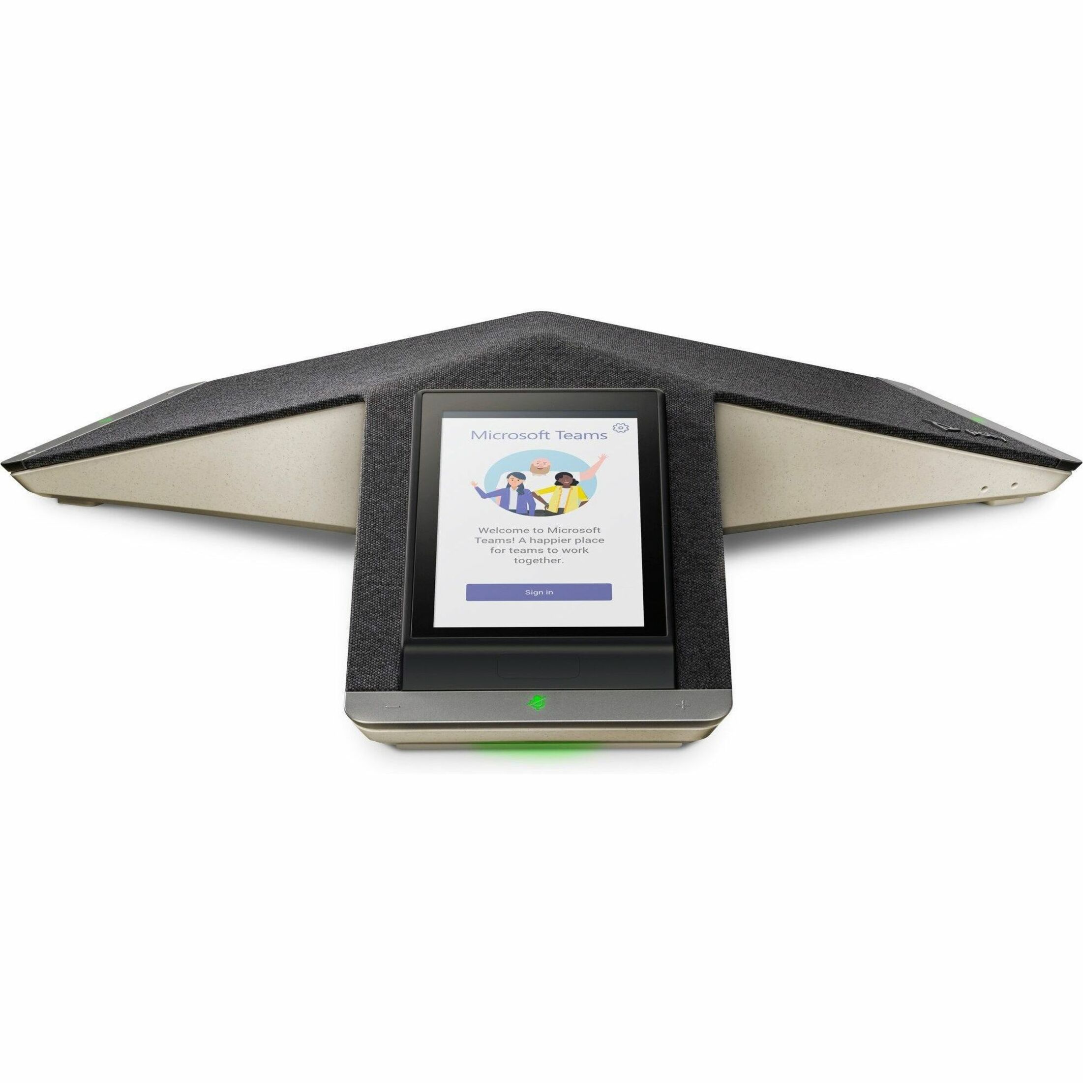 Poly Trio C60 IP Conference Phone for Microsoft Teams Full Radio and PoE-enabled GSA/TAA - 3 x Total Line - VoIP - 5" LCD - IEEE 802.11a/b/g/n - 2 x Network (RJ-45) - PoE Ports — alternate image1