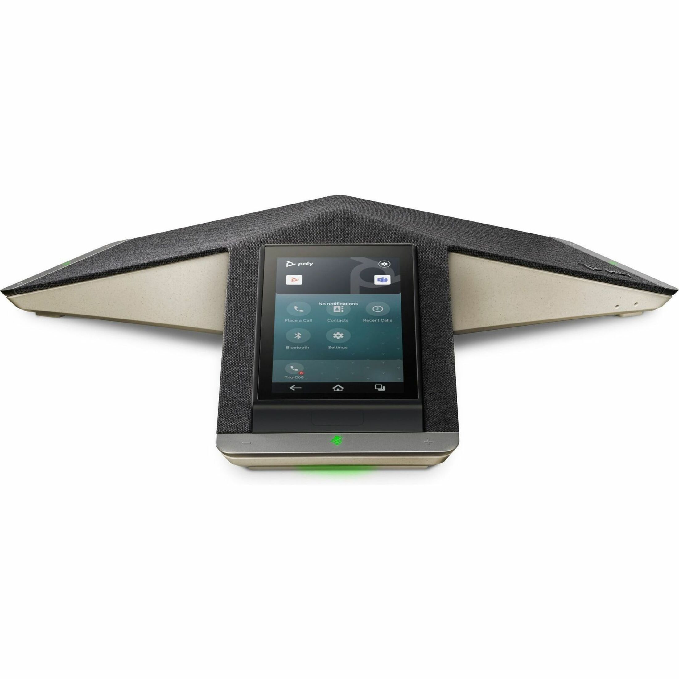 Poly Trio C60 IP Conference Phone for Microsoft Teams Full Radio and PoE-enabled GSA/TAA - 3 x Total Line - VoIP - 5" LCD - IEEE 802.11a/b/g/n - 2 x Network (RJ-45) - PoE Ports — alternate image3