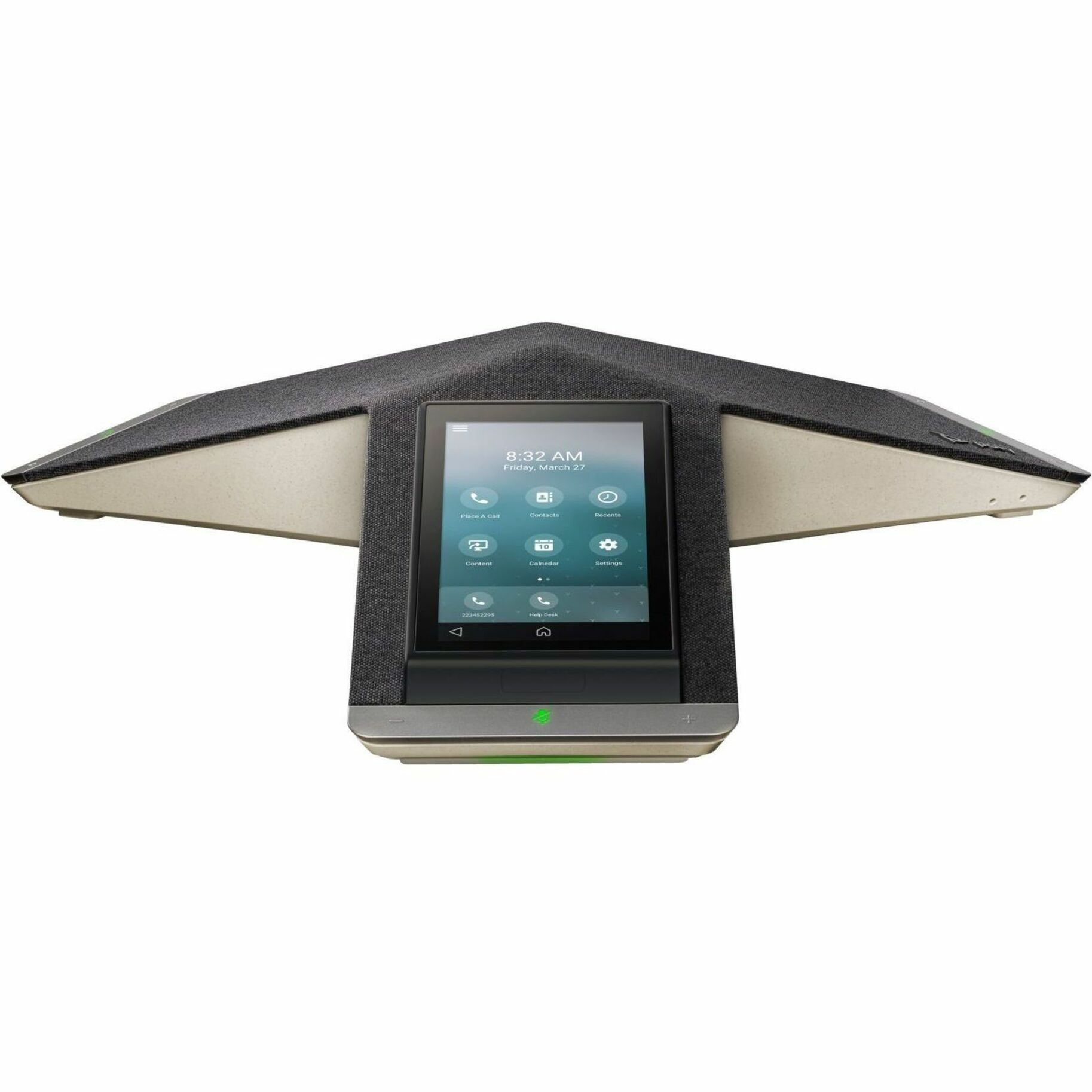 Poly Trio C60 IP Conference Phone Full Radio and PoE-enabled GSA/TAA - 3 x Total Line - VoIP - 5" LCD - IEEE 802.11a/b/g/n - 2 x Network (RJ-45) - PoE Ports — alternate image1