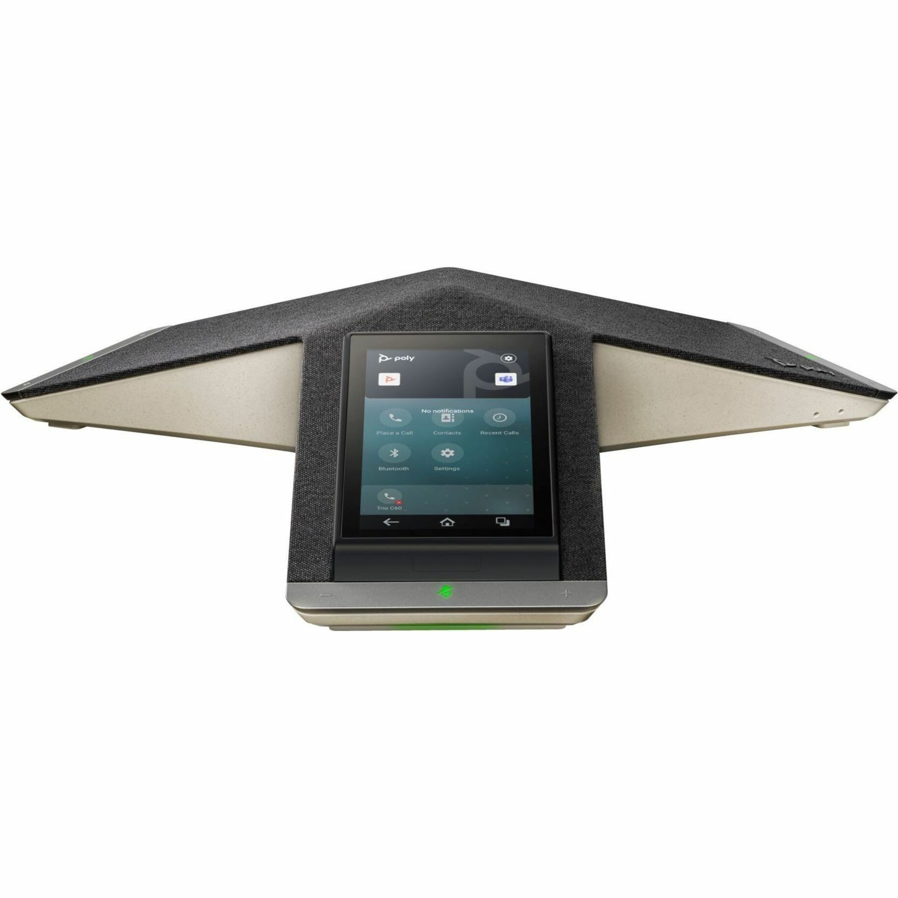 Poly Trio C60 IP Conference Phone and PoE-enabled No Radio GSA/TAA - 3 x Total Line - VoIP - 5" LCD - 2 x Network (RJ-45) - PoE Ports — alternate image2
