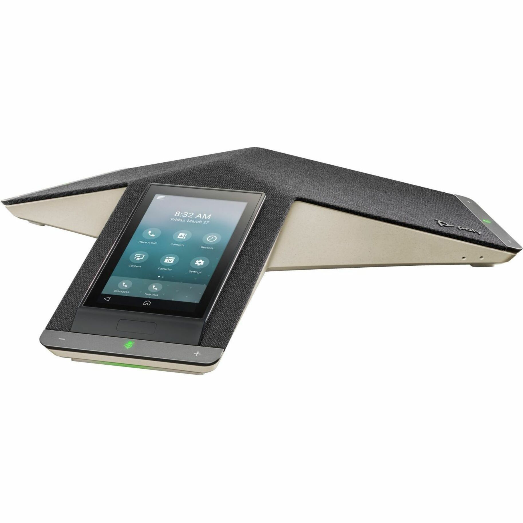 Poly Trio C60 IP Conference Phone and PoE-enabled No Radio GSA/TAA - 3 x Total Line - VoIP - 5" LCD - 2 x Network (RJ-45) - PoE Ports — alternate image3