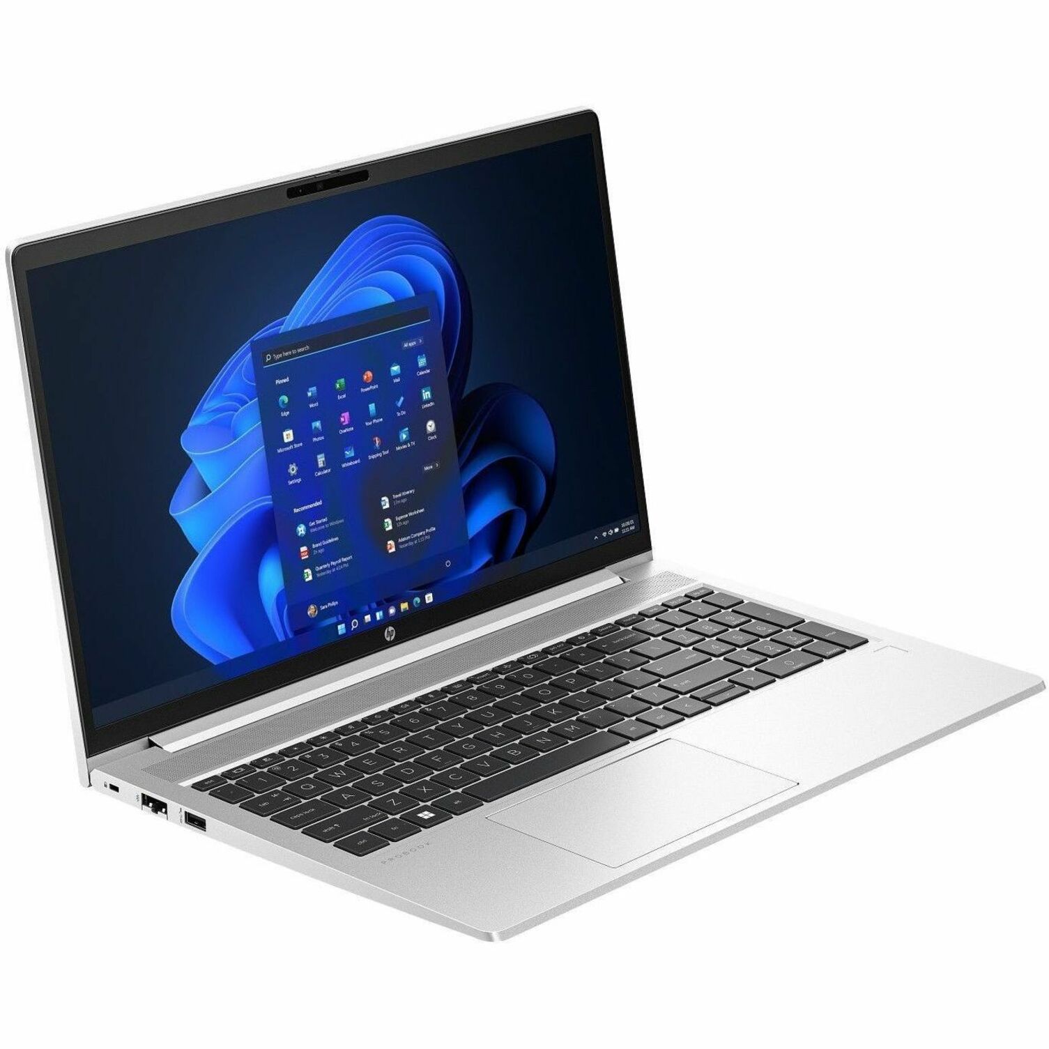 HP ProBook 450 G10 15.6" Notebook - HD - 60 Hz - Intel Core i7 13th Gen i7-1355U - 16 GB - 1 TB SSD - Spanish Keyboard - Pike Silver - Intel Chip - 1366 x 768 - Windows 11 Pro - Intel Iris Xe Graphics - In-plane Switching (IPS) Technology - Front Camera/Webcam - 10.75 Hours Battery Run Time - IEEE 802.11ax Wireless LAN Standard - Wi-Fi 6E — alternate image2