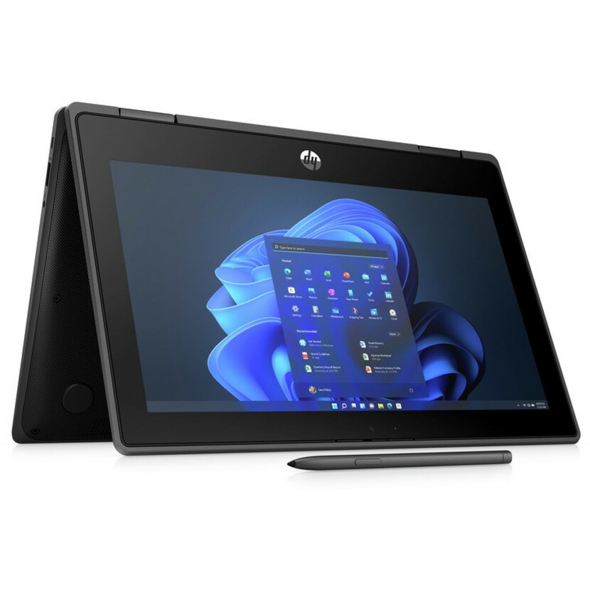 HP Pro x360 Fortis 11 G9 11.6" Touchscreen Rugged Convertible 2 in 1 Notebook - HD - 60 Hz - Intel Celeron N5100 - 8 GB - 256 GB SSD - Intel Chip - 1366 x 768 - BrightView
