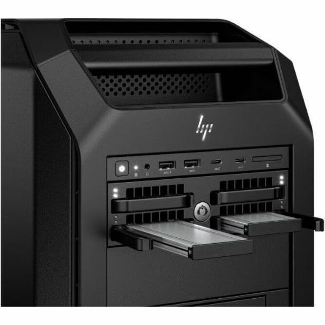 HP Z8 Fury G5 Workstation - Xeon w5-3423 - 64 GB - Tower - Black - Intel W790 Chip - Serial ATA/600 Controller - 0, 1, 5, 10 RAID Levels - Gigabit Ethernet — alternate image2