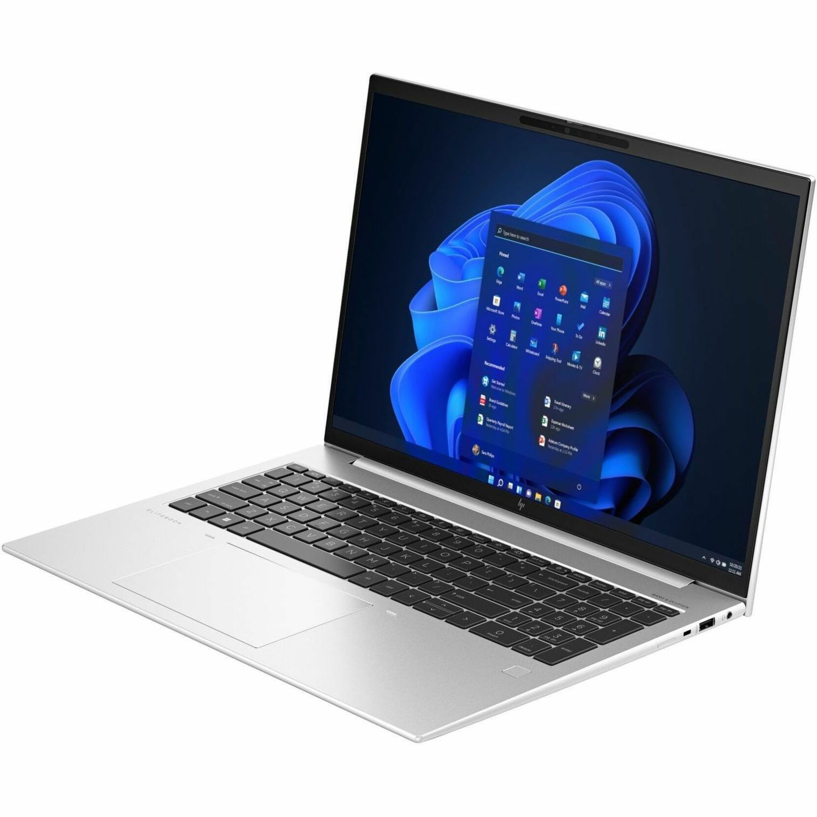 HP EliteBook 16" Notebook - WUXGA - AMD Ryzen 7 7840U - 32 GB - 512 GB SSD - AMD Chip - 1920 x 1200 - AMD Radeon Graphics - In-plane Switching (IPS) Technology - IEEE 802.11ax Wireless LAN Standard — alternate image2