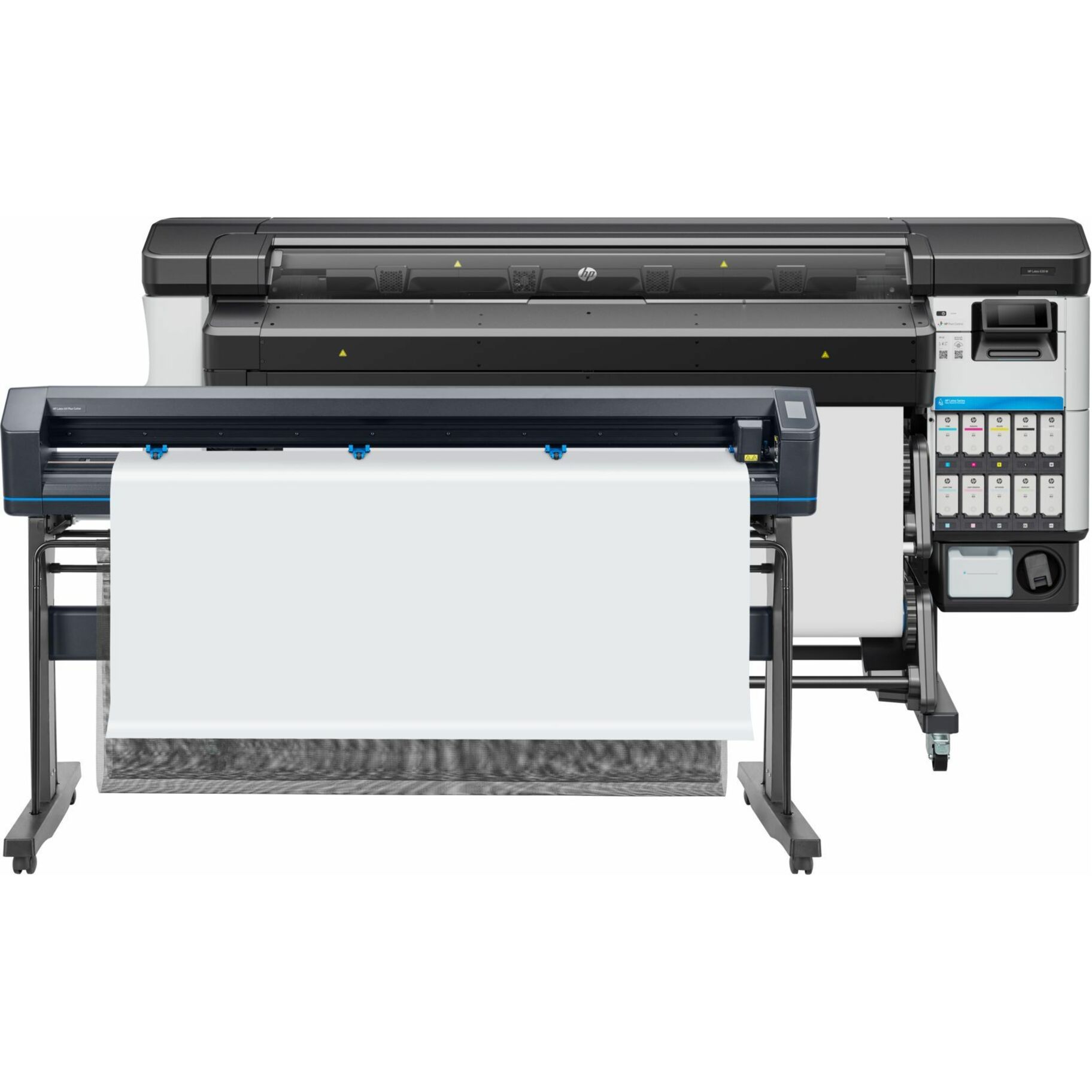 HP Latex 630 Inkjet Large Format Printer - Includes Printer, Cutter - Color - 9 Color(s) - 376.7 ft²/h Color Speed - 1200 x 1200 dpi - USB - Ethernet - Plain Paper, Banner, Poster Paper, Label, Film, Adhesive Vinyl, Canvas, Synthetic Paper, Mesh - Floor Standing Supported