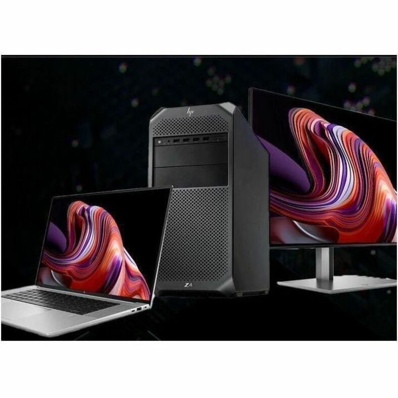 HP Z4 G5 Workstation - Xeon w5-2465X - 256 GB - Tower - Black - Intel W790 Chip - Serial ATA Controller - 0, 1, 5, 10 RAID Levels - Gigabit Ethernet — alternate image3