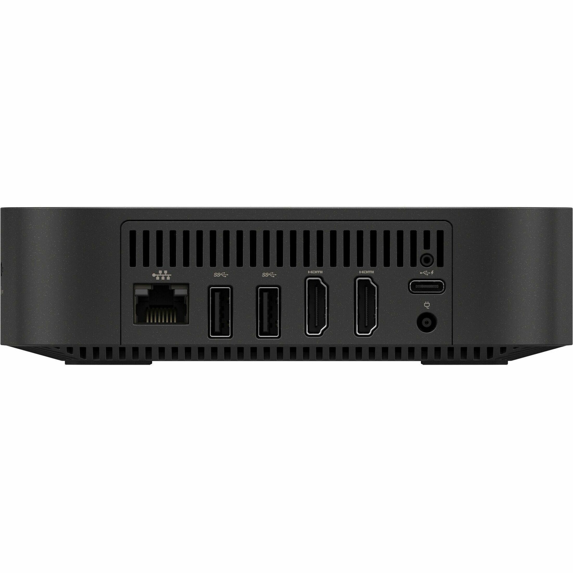HP Chromebox G4 Chromebox - Intel Core i5 13th Gen i5-1335U - 8 GB - 256 GB SSD - Desktop Mini - Smart Buy - Intel Chip - ChromeOS - Intel Iris Xe Graphics DDR4 SDRAM - IEEE 802.11ax Wireless LAN - 90 W — rear