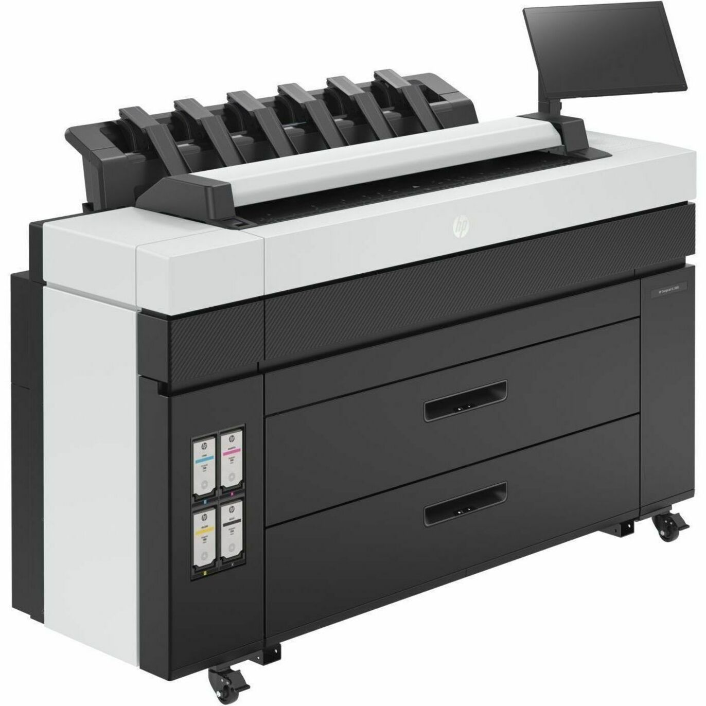 HP DesignJet XL 3800 Inkjet Large Format Printer - Includes Scanner, Copier, Printer - 2400 x 1200 dpi - USB - Ethernet - Sheetfed Scan