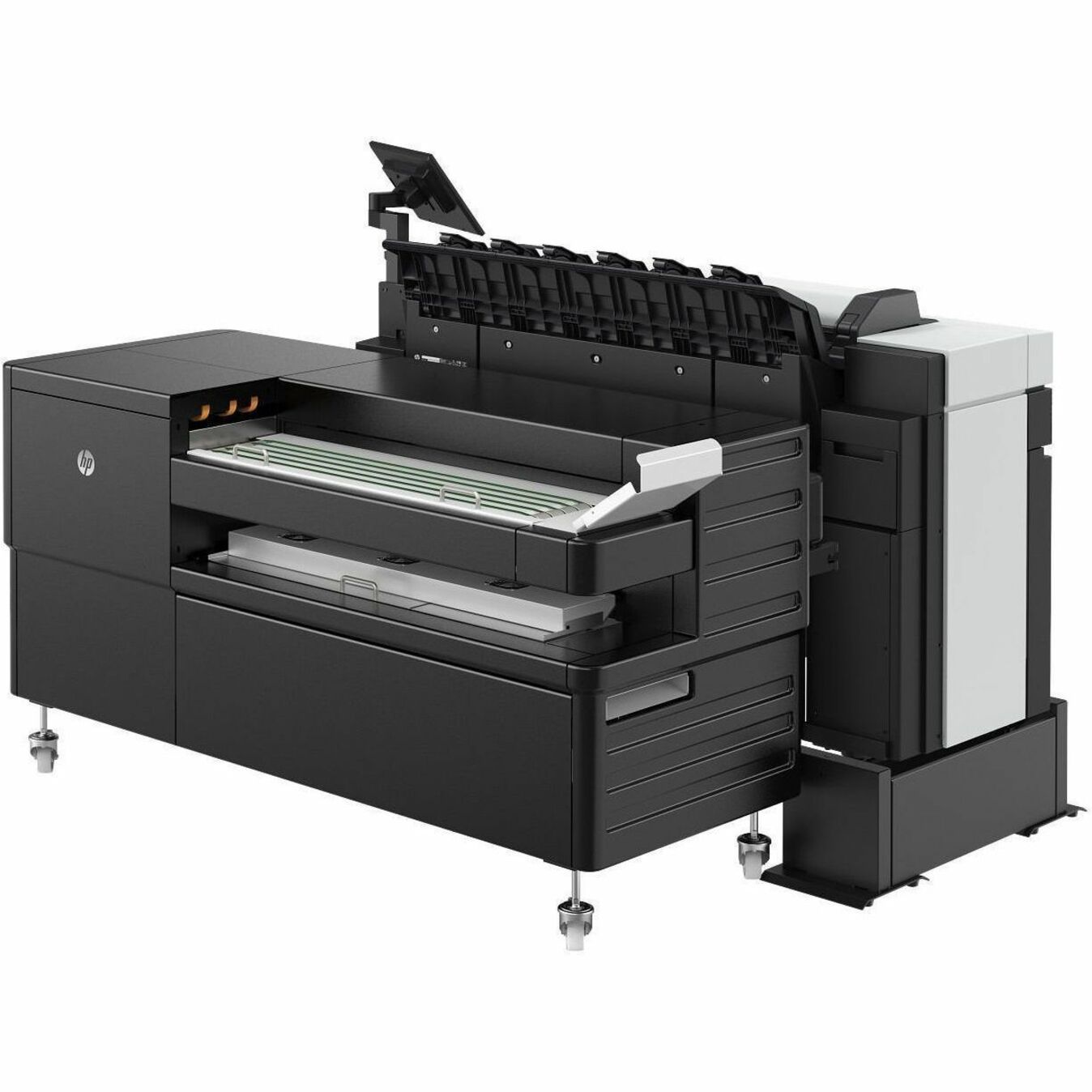 HP DesignJet XL 3800 A1 Inkjet Large Format Printer - Includes Scanner, Copier, Printer - 36" Print Width - Color - 4 Color(s) - 10 Second Color Speed - 2400 x 1200 dpi - 128 GB - USB - Ethernet - Sheetfed Color Scan - Sheetfed Color Copy - Plain Paper, Bond Paper, Recycled Paper, Bright White Inkjet Paper, Coated Paper, Matte Paper, Polypropylene, Technical Paper, Film, Backlit, Banner - Floor Standing Supported - HP GL/2, Adobe PDF 1.7, HP RTL, TIFF, JPEG, CALS/G4 — alternate image1