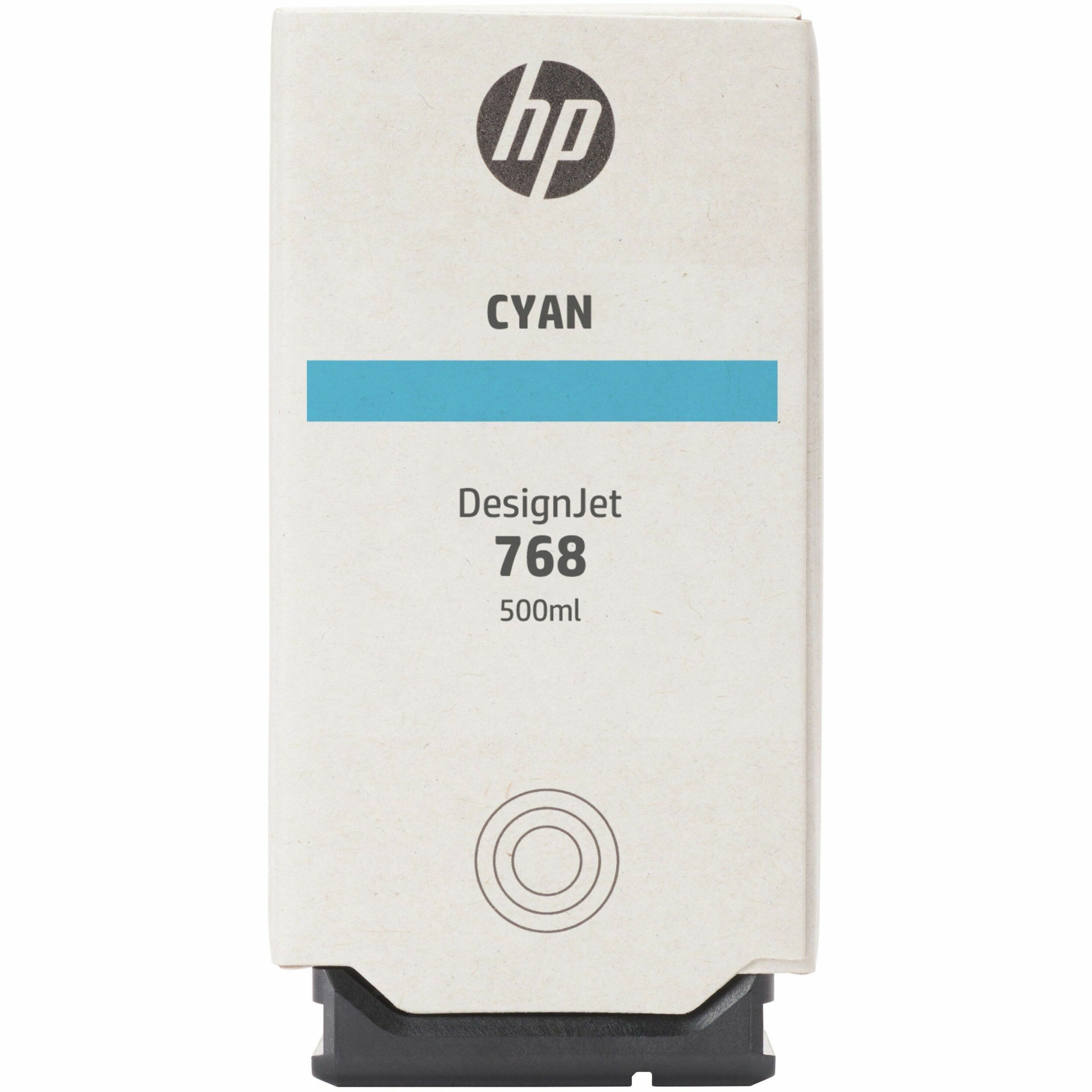 HP 768 Original Inkjet Ink Cartridge - Cyan Pack - 500 mL — alternate image1