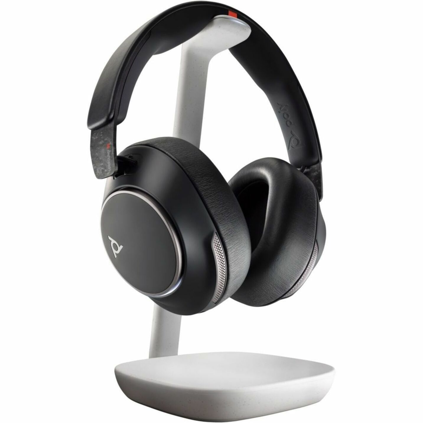 Poly Voyager Surround 85 UC Headset - Microsoft Teams Certification - Stereo - Mini-phone (3.5mm) - Wired/Wireless - Bluetooth - 98.4 ft - 20 Hz to 16 kHz - Over-the-head, Over-the-ear - Binaural - Ear-cup - Noise Canceling - Black — alternate image4