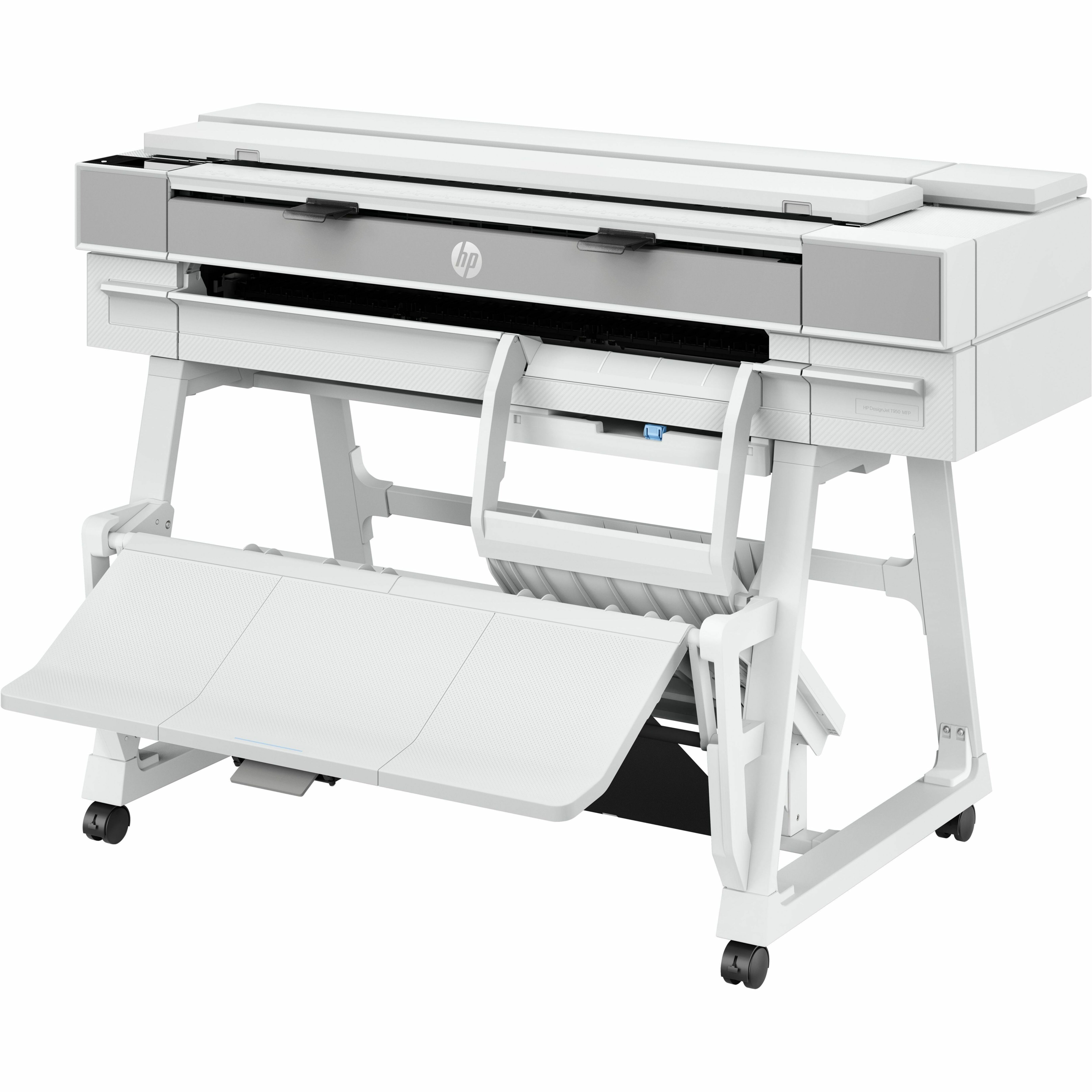 HP Designjet XT950 Inkjet Large Format Printer - Includes Scanner, Copier, Printer - 36" Print Width - Color - 6 Color(s) - 21 Second Color Speed - 2400 x 1200 dpi - Ethernet - Wireless LAN - Plain Paper, Poster Paper - Floor Standing Supported - Wi-Fi Direct, Apple AirPrint - HP GL/2 — leftmaximum