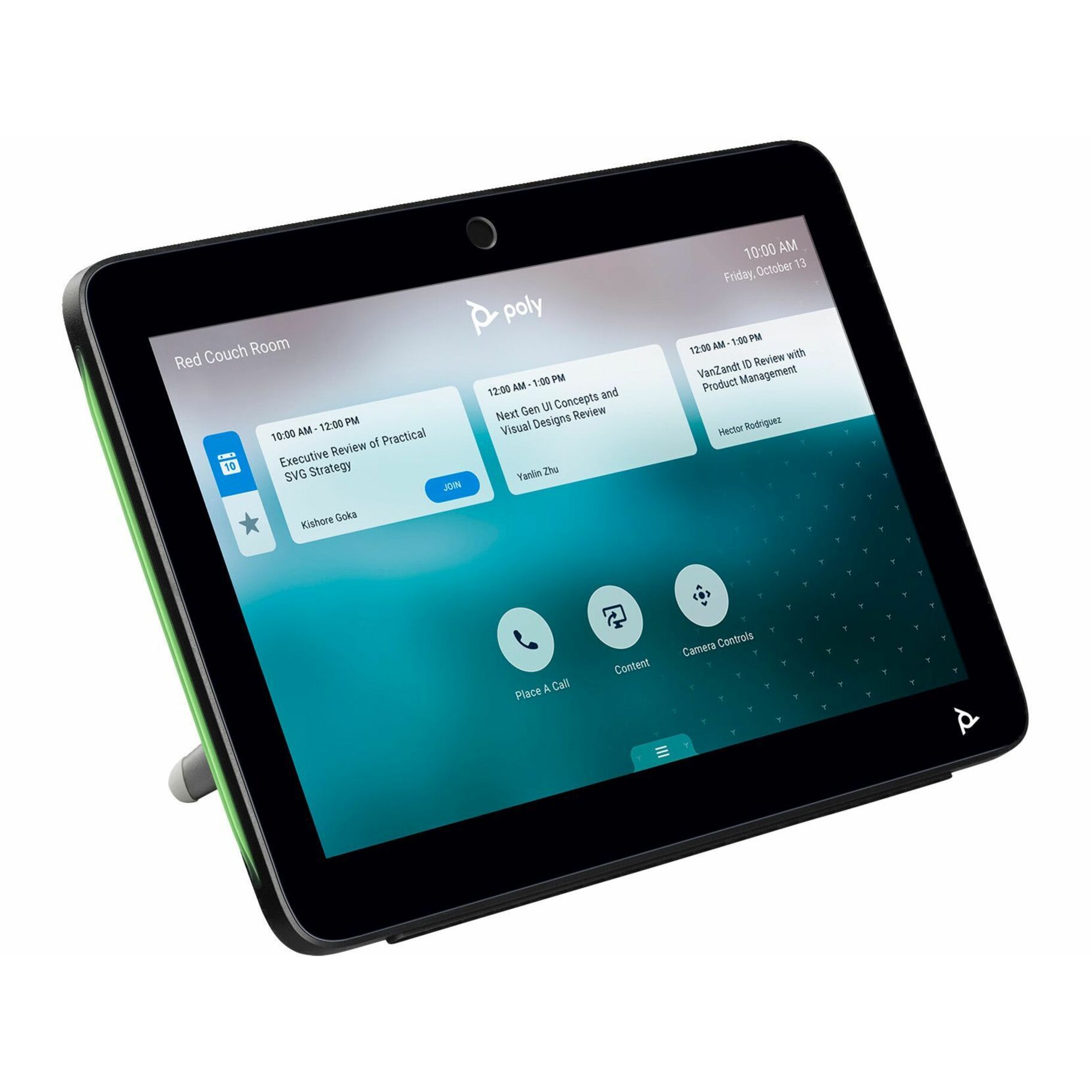 Poly TC10 Black Touch Controller No Radio GSA/TAA - TAA Compliant