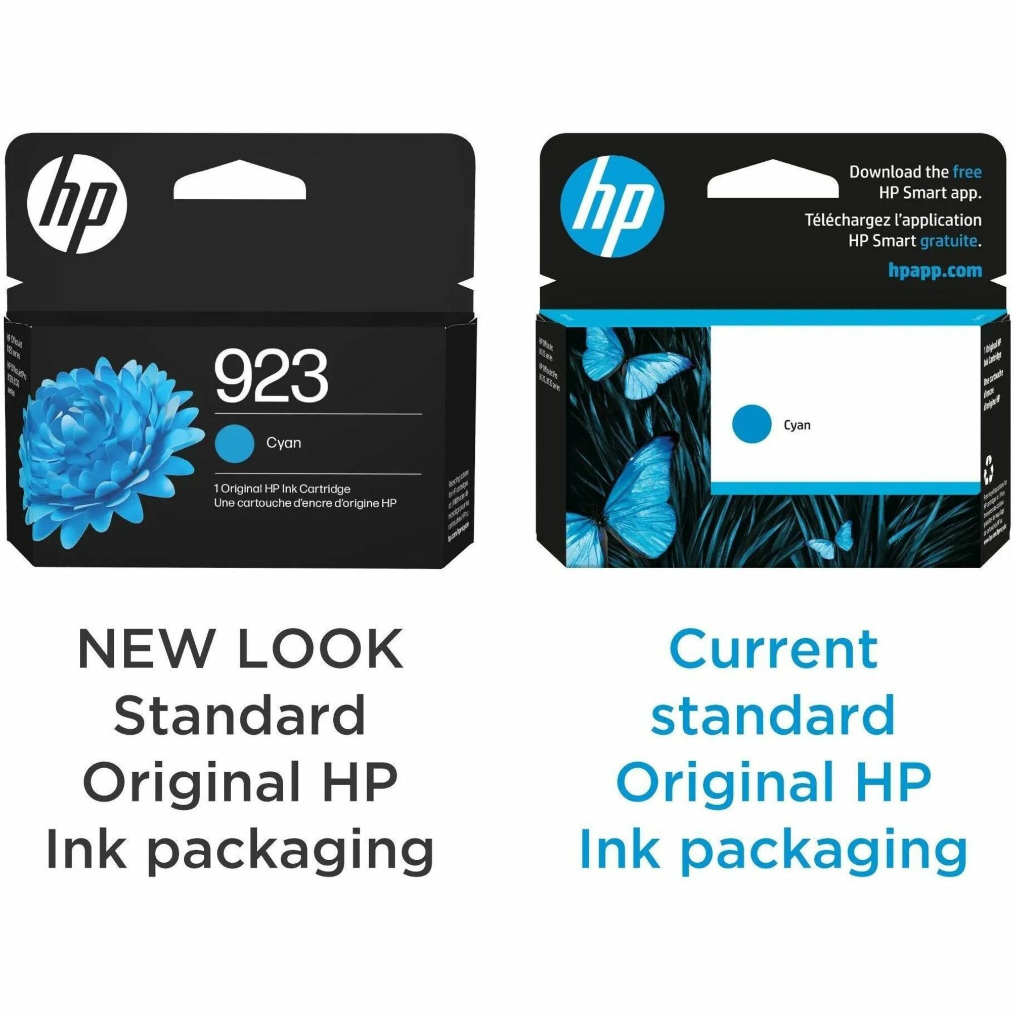 HP 923 Original Inkjet Ink Cartridge - Cyan - 1 Each — alternate image1
