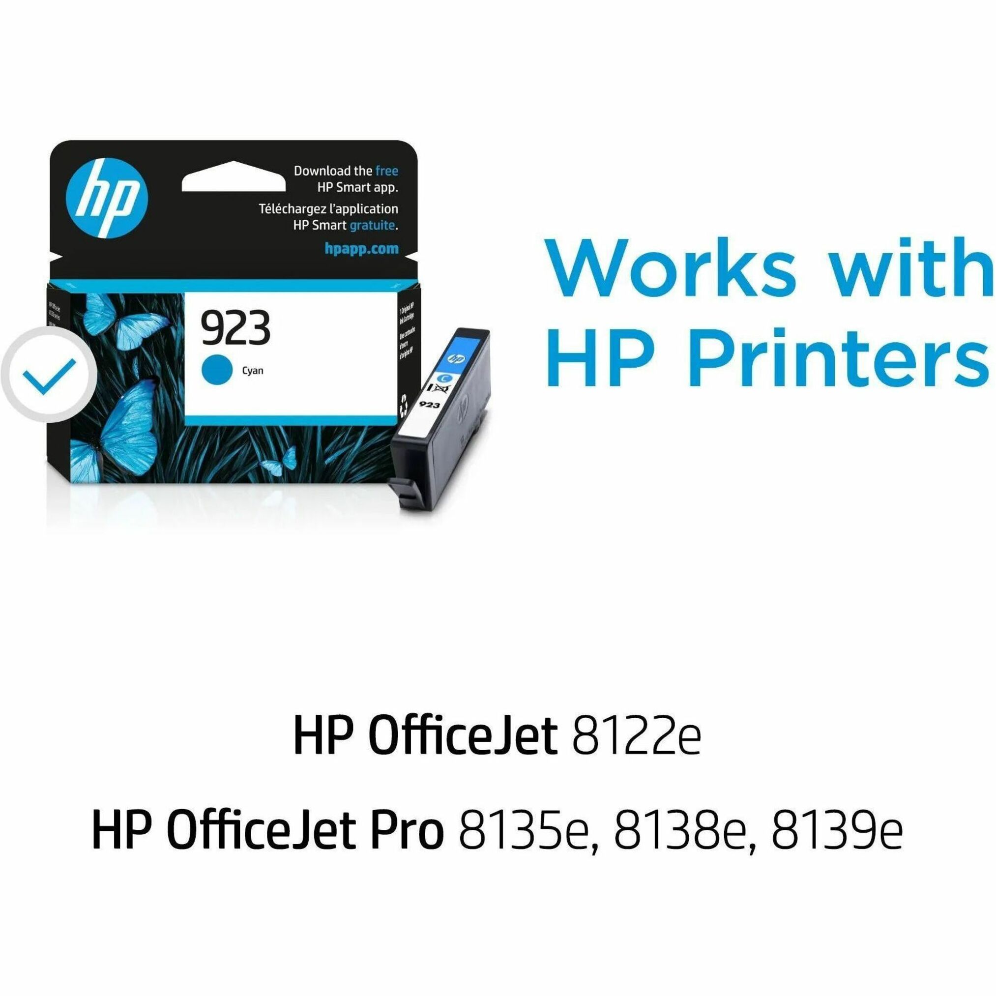 HP 923 Original Inkjet Ink Cartridge - Cyan - 1 Each — alternate image6