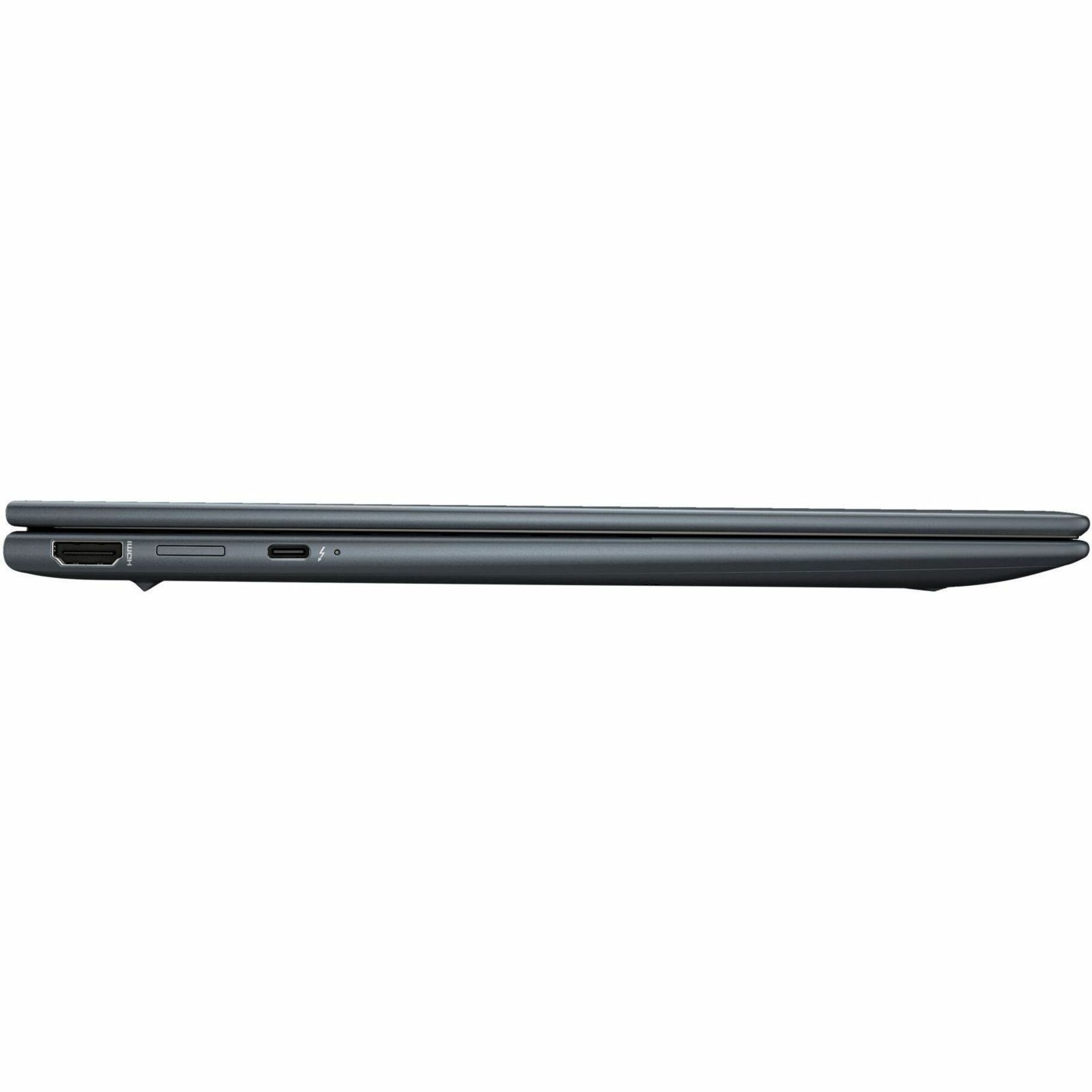 HP Dragonfly G4 13.5" Touchscreen Notebook - WUXGA+ - Intel Core i7 13th Gen i7-1365U - Intel Evo Platform - 32 GB - 512 GB SSD - Slate Blue - Intel Chip - 1920 x 1280 - Windows 11 Pro - Intel Iris Xe Graphics - In-plane Switching (IPS) Technology, BrightView, Sure View - 5G - IEEE 802.11ax Wireless LAN Standard — right