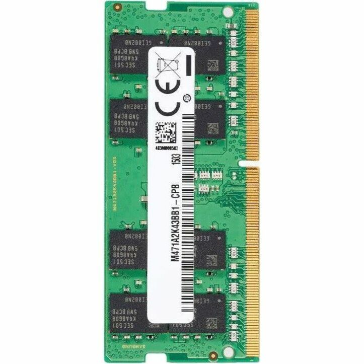 HP 16GB DDR4 SDRAM Memory Module - For Notebook - 16 GB - DDR4-3200/PC4-25600 DDR4 SDRAM - 3200 MHz - 260-pin - SODIMM - 3 Year Warranty — alternate image1