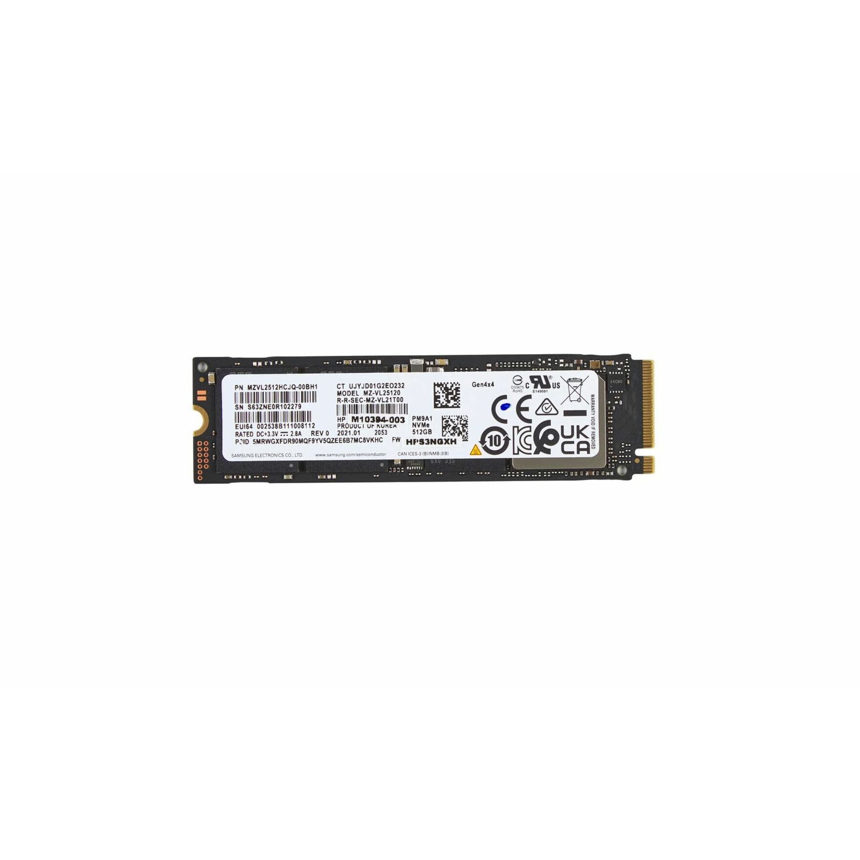 HP 512 GB Solid State Drive
