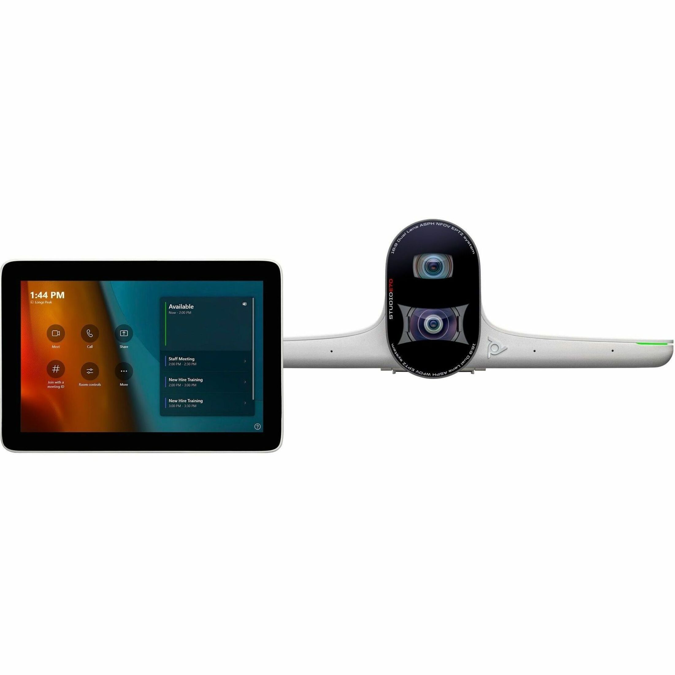 Poly Studio Large Room Kit for MS Teams: Studio E70 Smart Camera with GC8