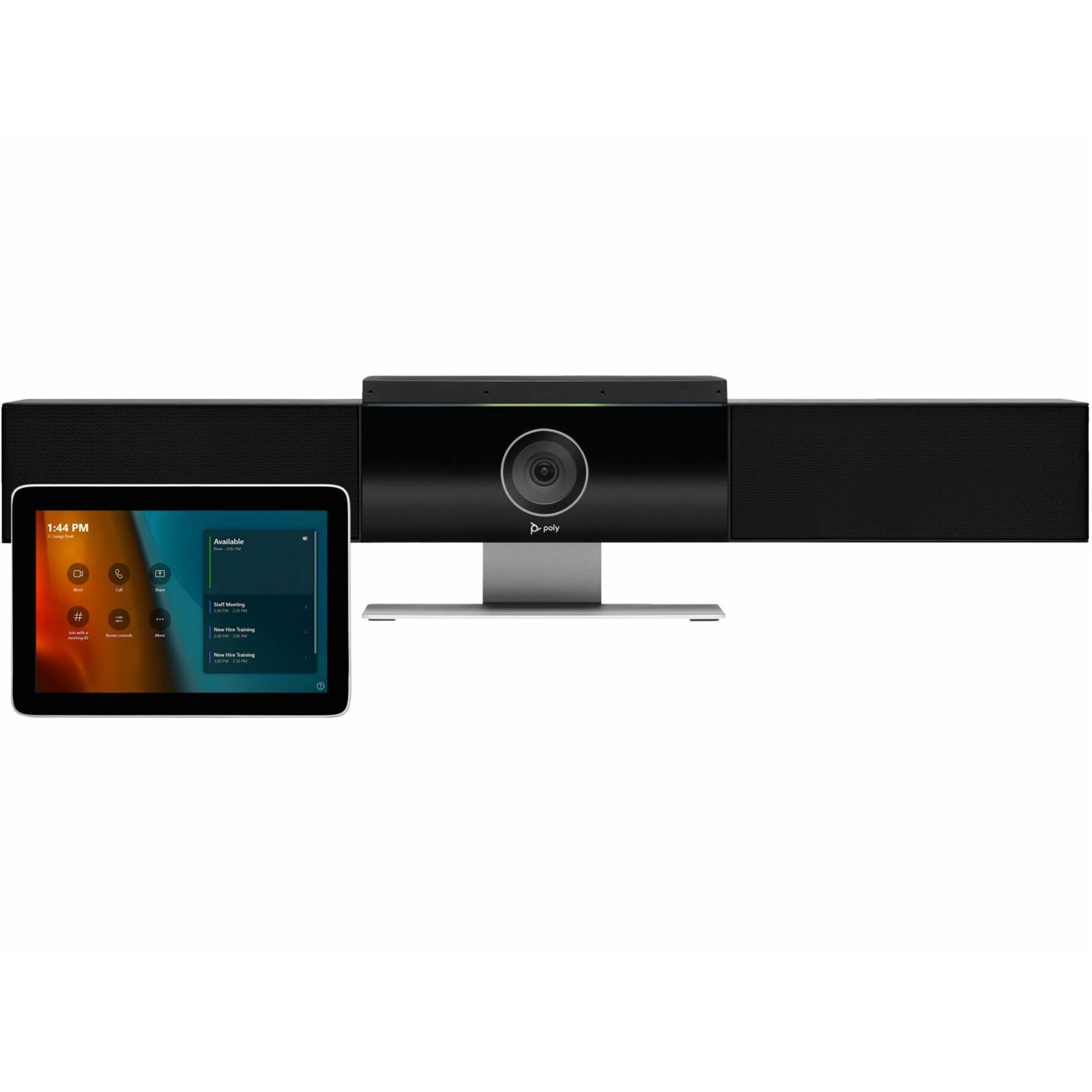 Poly Studio Medium Room Kit for MS Teams: Studio USB Video Bar with GC8 - For Video Conferencing - Medium Room Size Supported - Audio Line In - USB - Wall Mountable