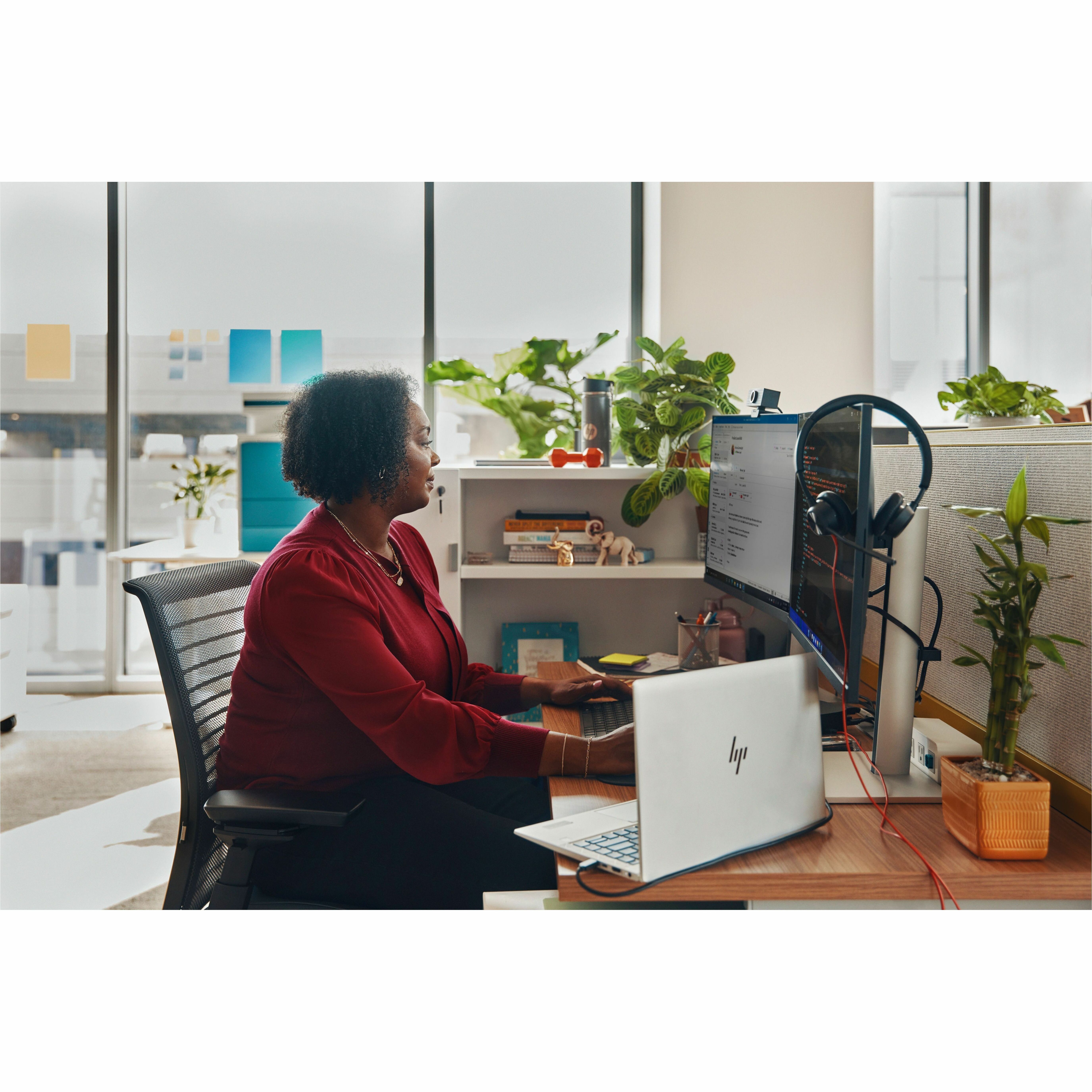 Poly Blackwire 3325 Headset - Microsoft Teams Certification - Stereo - USB Type C, Mini-phone (3.5mm) - Wired - 32 Ohm - 20 Hz to 20 kHz - On-ear, Over-the-head - Binaural - Supra-aural - 7 ft Cable - Omni-directional, Noise Cancelling Microphone - Black — life style