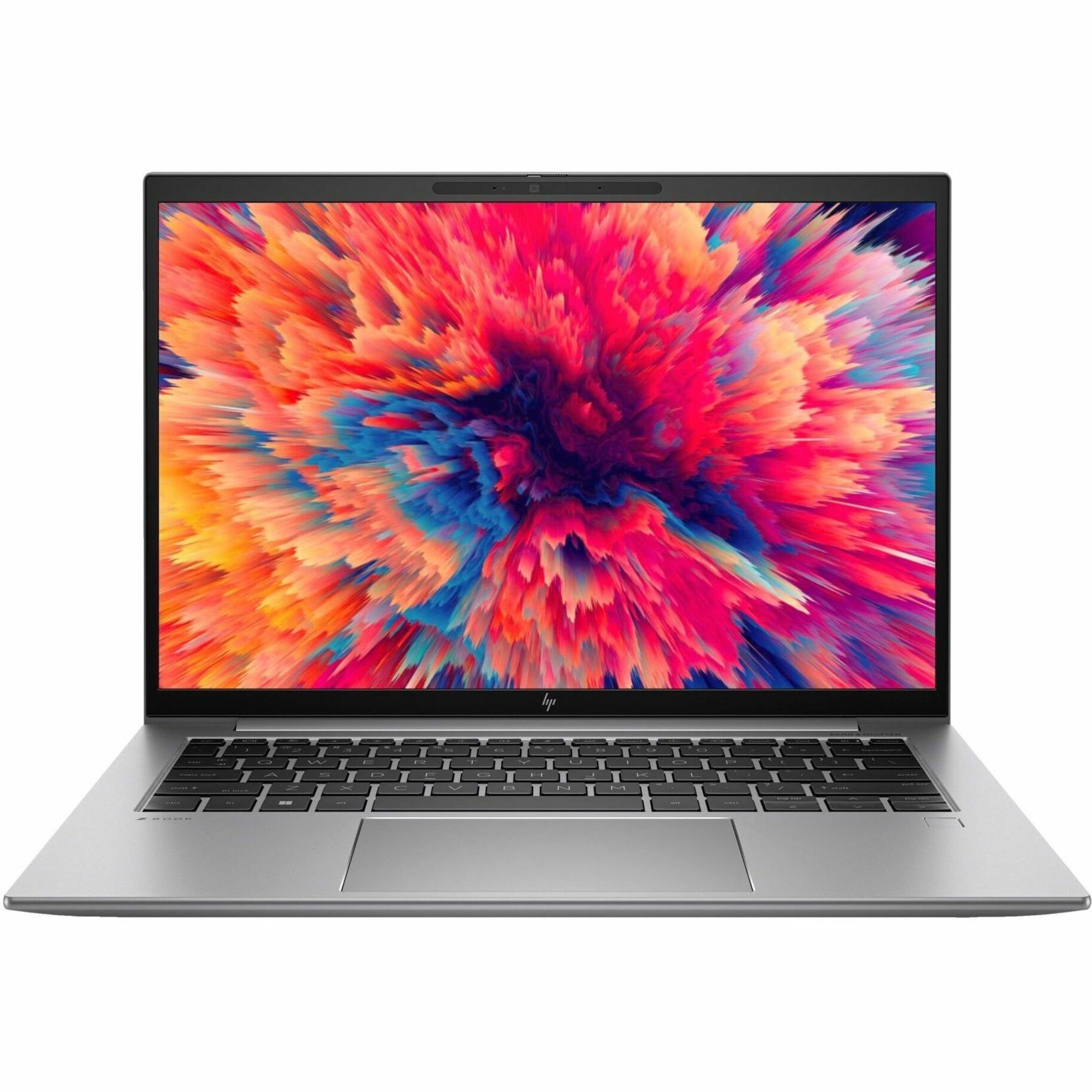 HP ZBook Firefly G9 14" Mobile Workstation - WUXGA - Intel Core i7 12th Gen i7-1265U - vPro Technology - 16 GB - 1 TB SSD - Intel Chip - 1920 x 1200 - Windows 11 Pro - NVIDIA T550 with 4 GB, Intel Iris Xe Graphics - In-plane Switching (IPS) Technology - Front Camera/Webcam - IEEE 802.11ax Wireless LAN Standard — frontmaximum