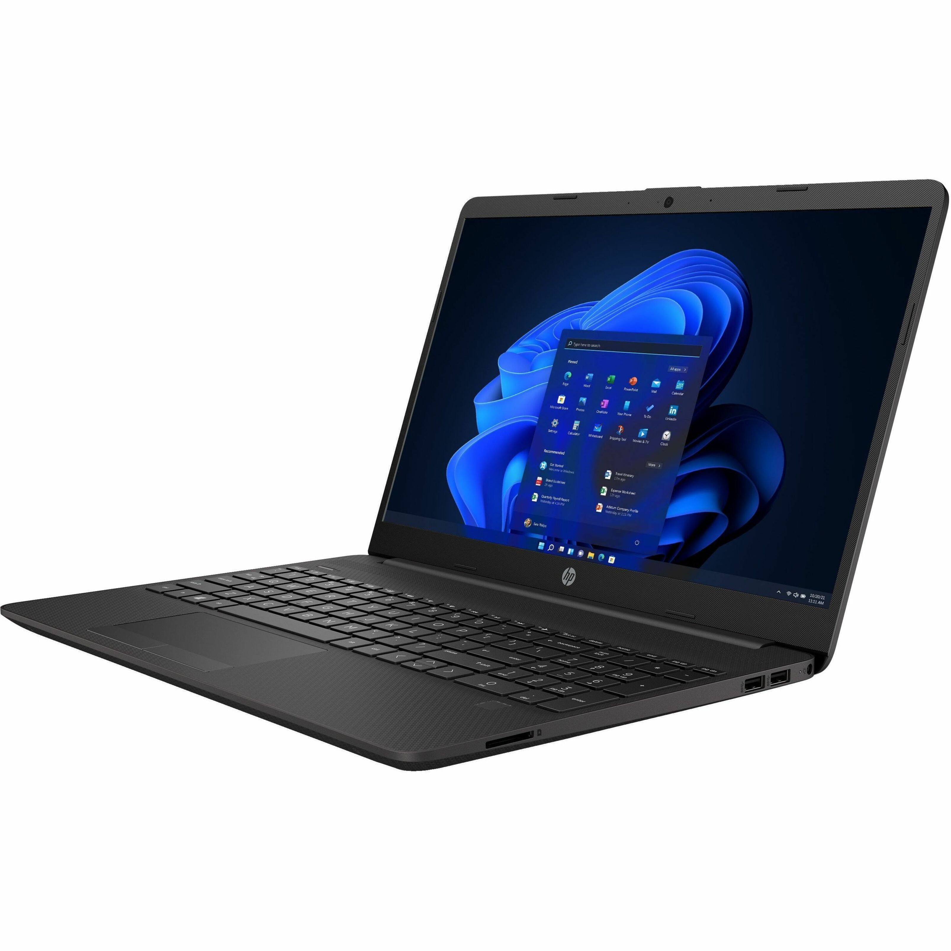 HP 255 G9 15.6" Notebook - Full HD - 60 Hz - 4 GB - 128 GB SSD - AMD Chip - 1920 x 1080 - In-plane Switching (IPS) Technology - Front Camera/Webcam - 10.25 Hours Battery Run Time - IEEE 802.11a/b/g/n/ac Wireless LAN Standard — alternate image1