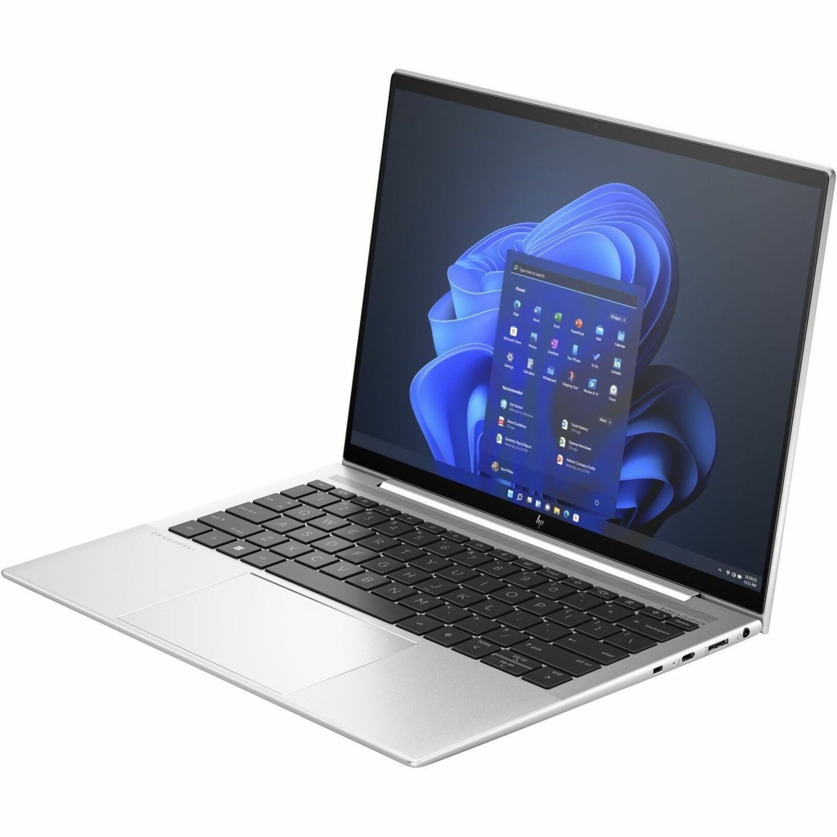 HP Dragonfly G4 13.5" Notebook - 4G - 60 Hz - Intel Core i7 13th Gen i7-1365U - 32 GB - 512 GB SSD - Intel Chip - LTE Advanced - IEEE 802.11ax Wireless LAN Standard — left