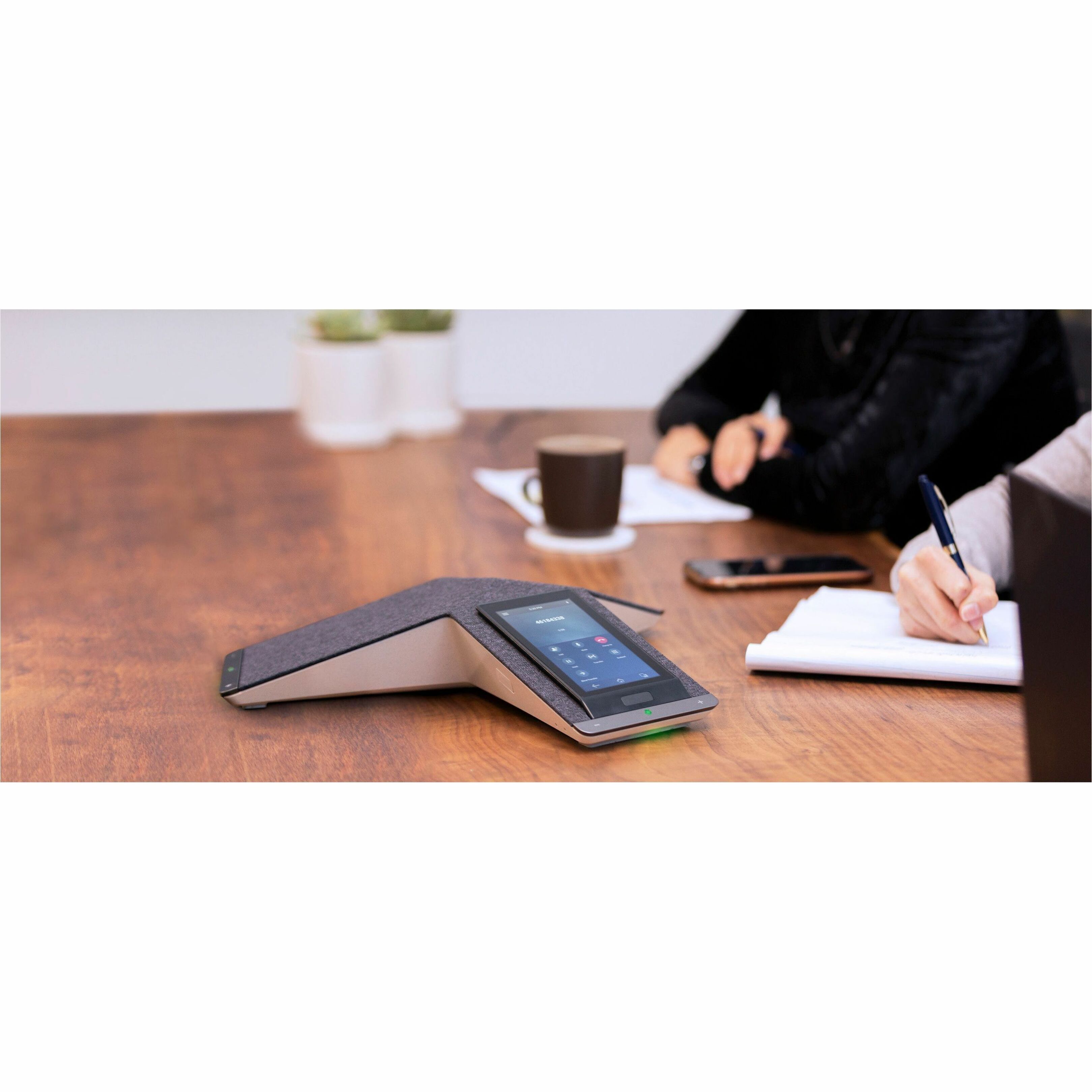 Poly Trio C60 IP Conference Station - Corded/Cordless - Wi-Fi - Black - VoIP - 5" LCD - 2 x Network (RJ-45) - PoE Ports — alternate image3