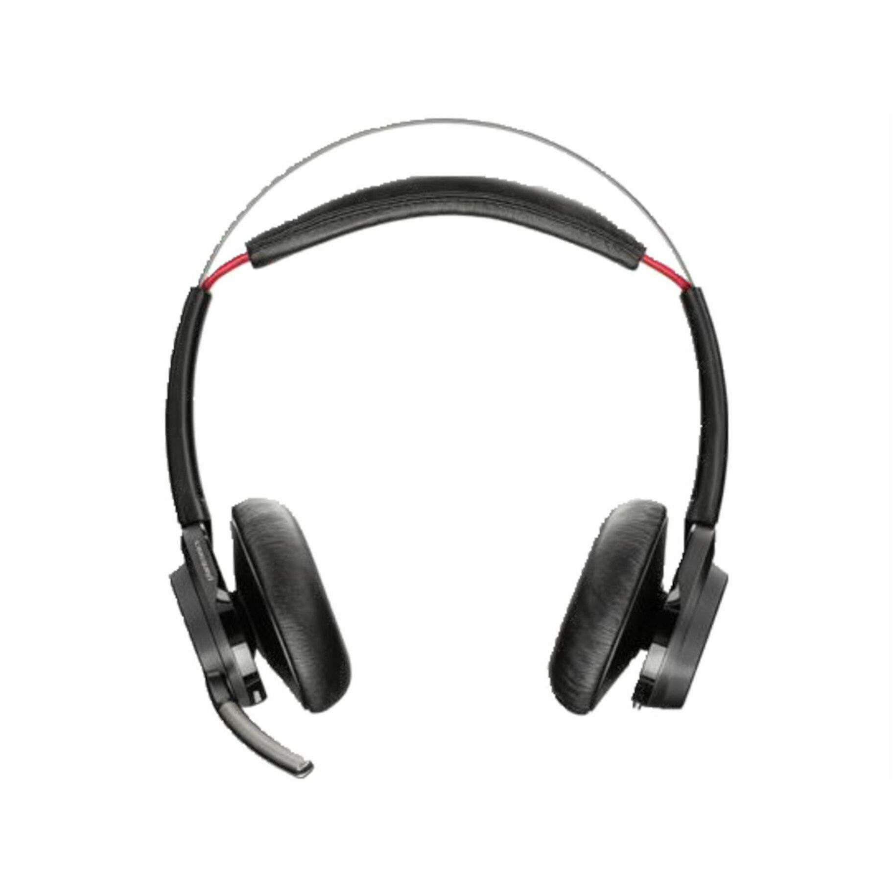 Poly Voyager Focus B825-M UC Microsoft Teams Certified Headset +Charging Stand TAA - Microsoft Teams Certification - Siri, Google Assistant - Stereo - Wireless - Bluetooth - 98 ft - Over-the-head, On-ear - Binaural - Supra-aural - MEMS Technology Microphone - Noise Canceling - Black - TAA Compliant