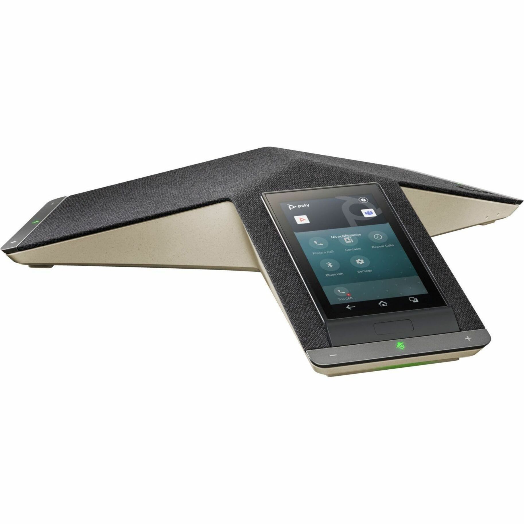 Poly Trio C60 IP Conference Station - Corded/Cordless - Wi-Fi - Black - VoIP - 5" LCD - 2 x Network (RJ-45) - PoE Ports — alternate image3