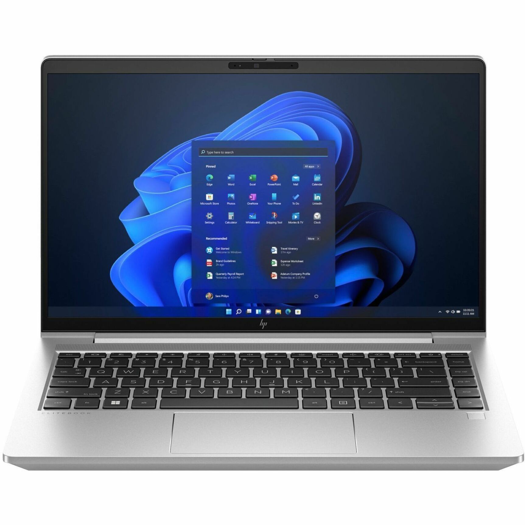 HP EliteBook 645 G10 14" Notebook - 60 Hz - AMD Ryzen 5 7530U - 16 GB - 256 GB SSD - AMD Chip - AMD Radeon Graphics - IEEE 802.11ax Wireless LAN Standard — front