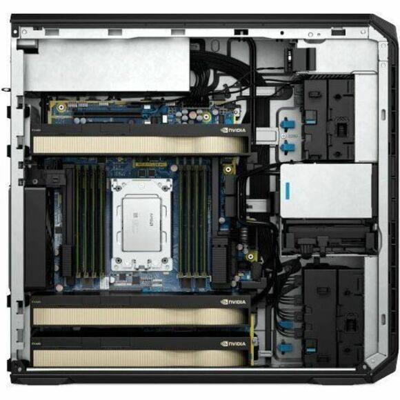HP Z6 G5 A Workstation - 1 Ryzen Threadripper PRO 7955WX - 16 GB - 512 GB SSD - Tower - Black - Smart Buy - AMD PRO 695 Chip - Windows 11 Pro for Workstations 64-bit - 8 GB Graphics - Serial ATA/600 Controller - French Keyboard - Gigabit Ethernet — alternate image4