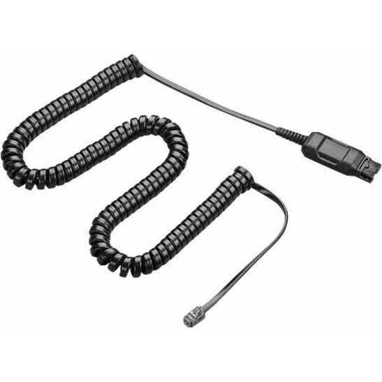 Poly A10-16 Audio Cable - Audio Cable for Headset, Audio Device - Black - 1