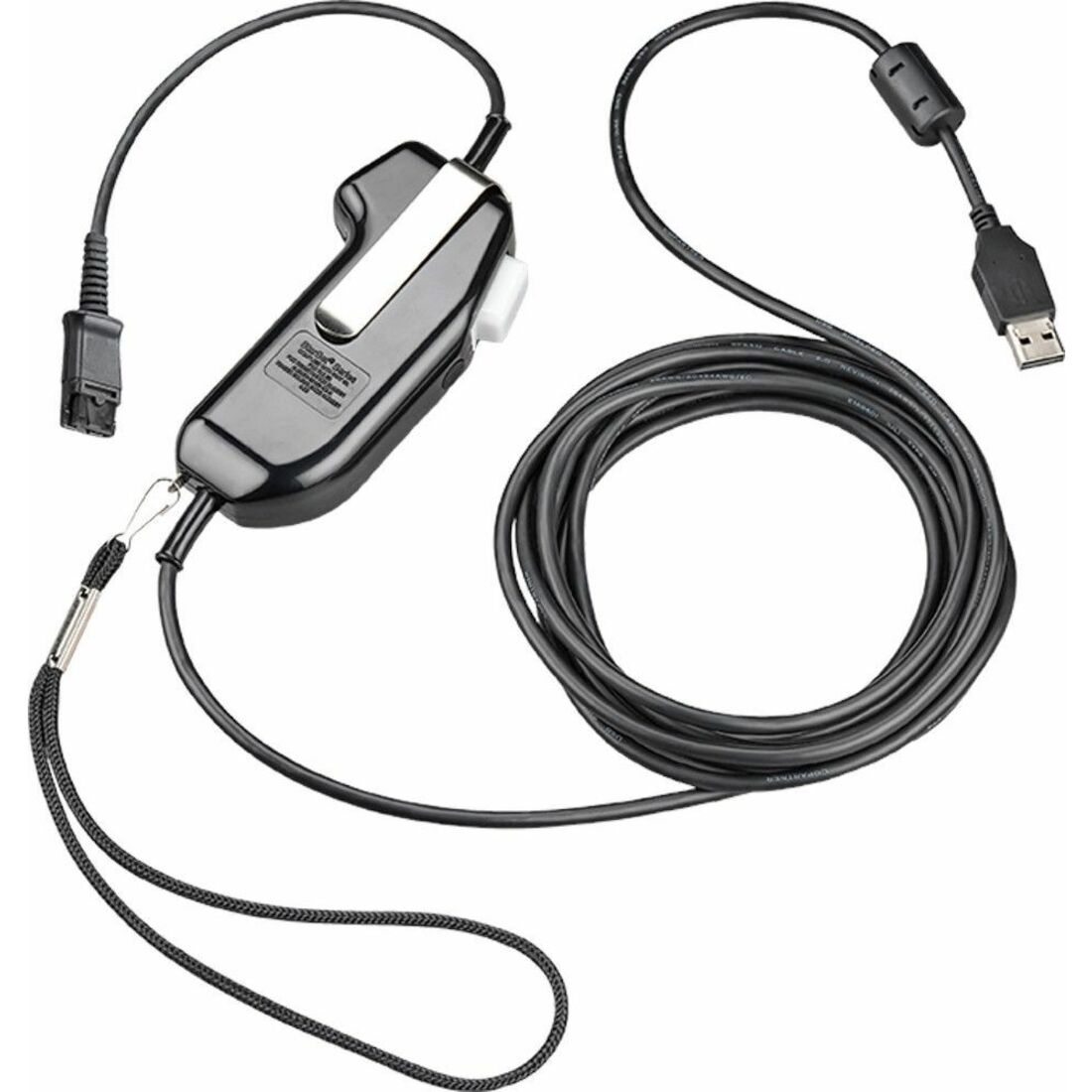 Poly SHS 2626-13 USB-PTT Secure Voice Monaural no Serial no PTT Momentary TAA - for Headset