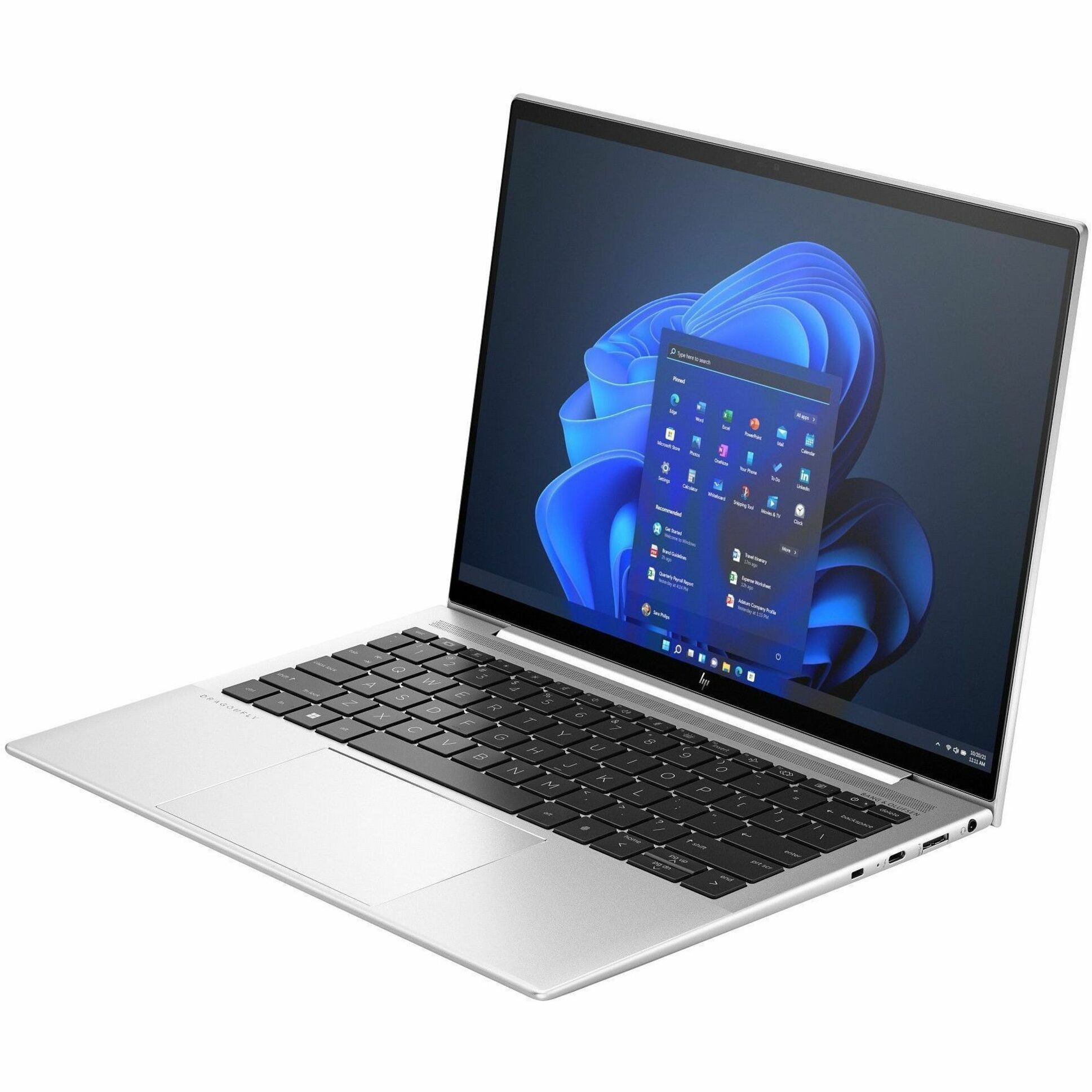 HP Dragonfly G4 13.5" Touchscreen Notebook - WUXGA+ - Intel Core i7 13th Gen i7-1365U - 32 GB - 1 TB SSD - Intel Chip - LTE - 1920 x 1280 - Intel - In-plane Switching (IPS) Technology, BrightView - Front Camera/Webcam - 5G - IEEE 802.11ax Wireless LAN Standard — alternate image2