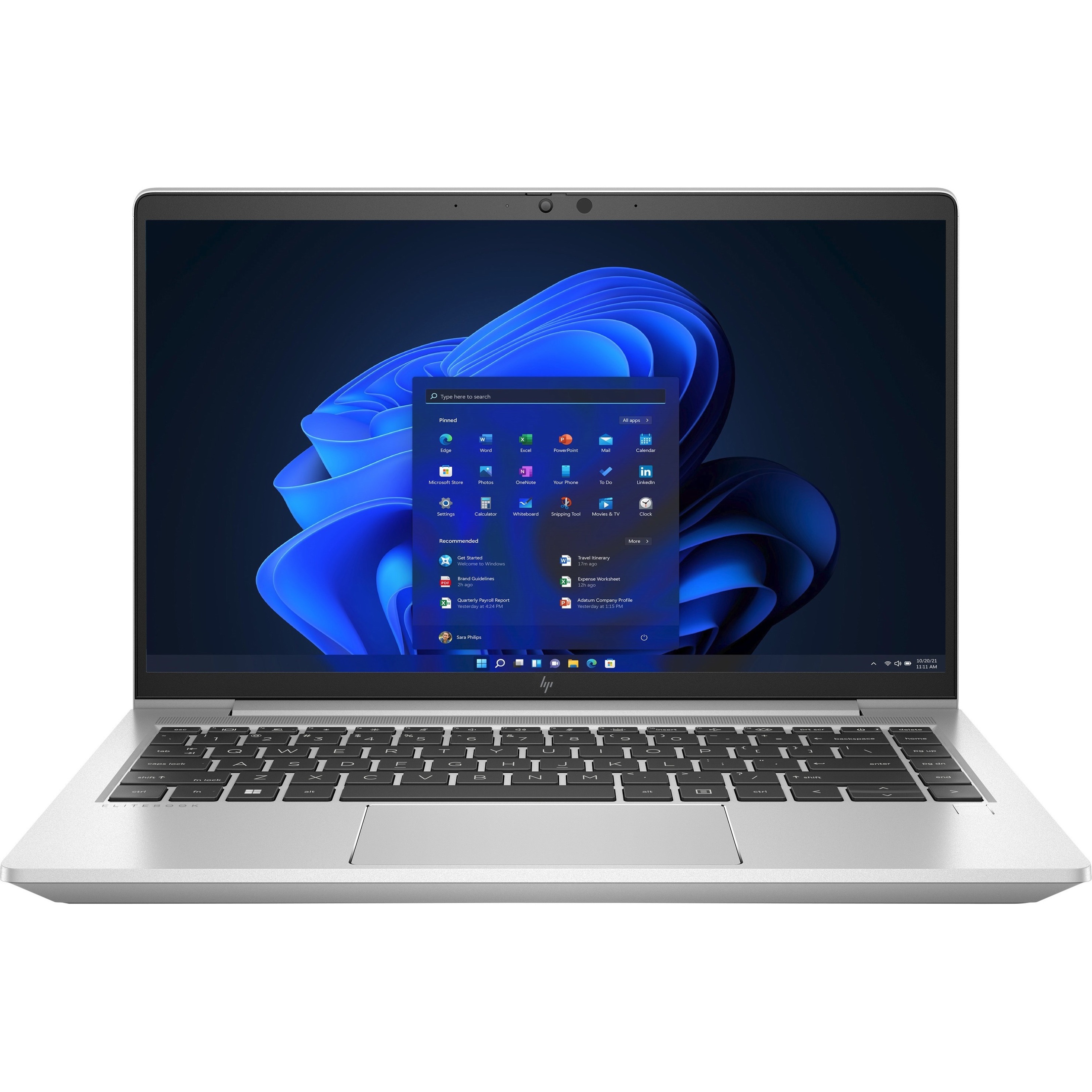 HP EliteBook 640 G9 14" Notebook - 60 Hz - Intel Core i7 12th Gen i7-1265U - 16 GB - 256 GB SSD - Intel Chip - IEEE 802.11ax Wireless LAN Standard — front