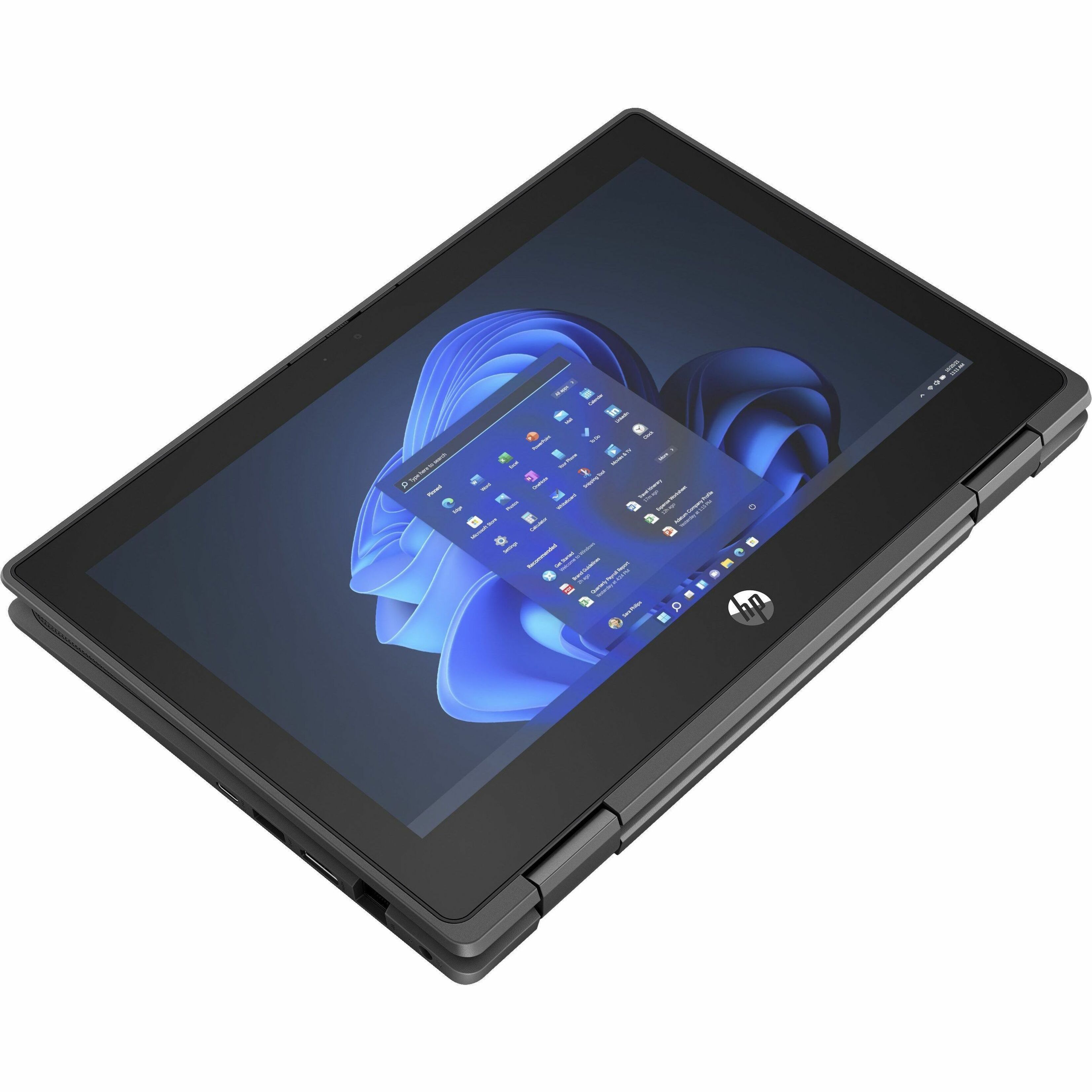 HP Pro x360 Fortis 11 G10 11" Touchscreen Convertible 2 in 1 Notebook - HD - 60 Hz - Intel Core i5 12th Gen i5-1230U - 8 GB - 256 GB SSD - Intel Chip - 1366 x 768 - BrightView - Front Camera/Webcam - IEEE 802.11ax Wireless LAN Standard — alternate image4