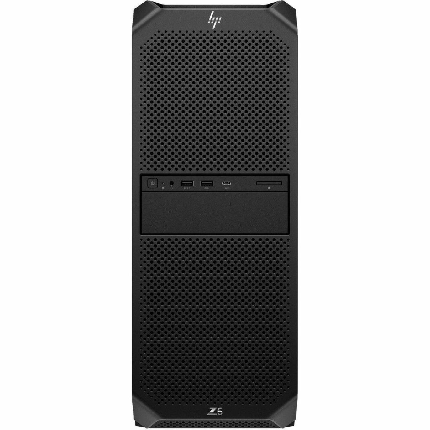HP Z6 G5 A Workstation - Ryzen Threadripper PRO 7985WX - 16 GB - 512 GB SSD - Tower - Black - AMD PRO 695 Chip - Serial ATA/600 Controller - 0, 1, 5, 10 RAID Levels - Gigabit Ethernet — frontmaximum