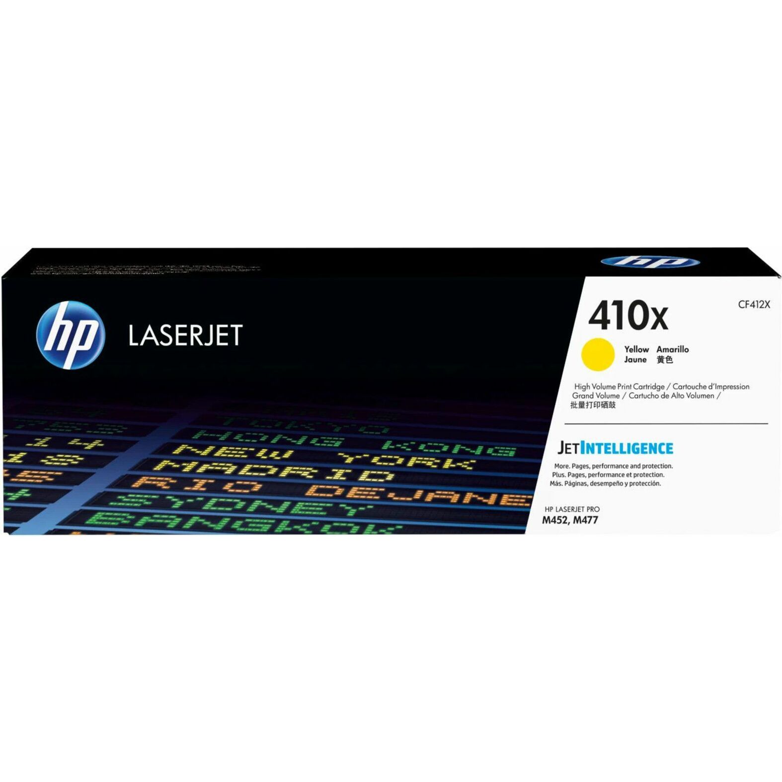 HP EvoCycle 410X Original High Yield Laser Toner Cartridge - Yellow - 1 Pack - 5000 Pages