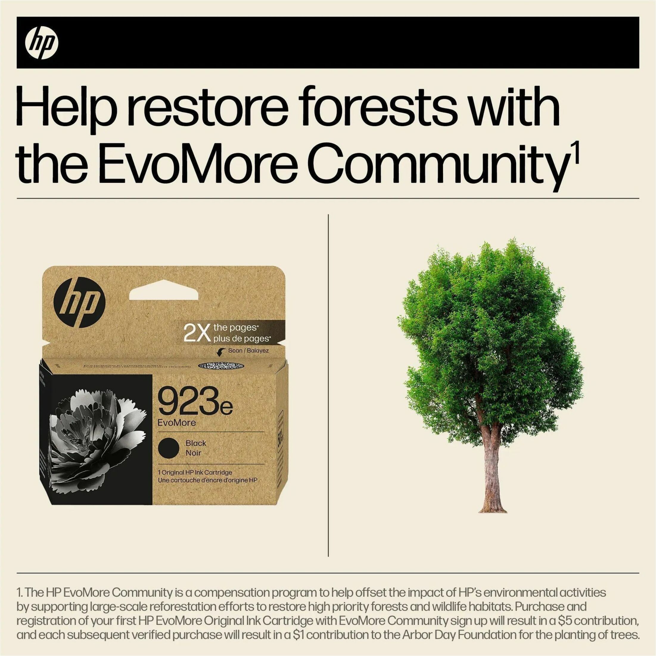 HP EvoMore 923e Original High Yield Inkjet Ink Cartridge - Black - 1 Each - 1000 Pages — alternate image3